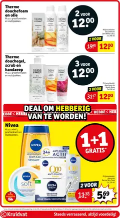 SENSITIVE PEAU SENSIBLE CRÈME VISAGE/GEZICHTSCRÈM, Crème Visage/Gezichtscrèm - Voorbeeld van een folder van Kruidvat, geldig van 06.01.2026 | Pagina: 42 | Producten: Deodorant, Olie, Handzeep, Gel