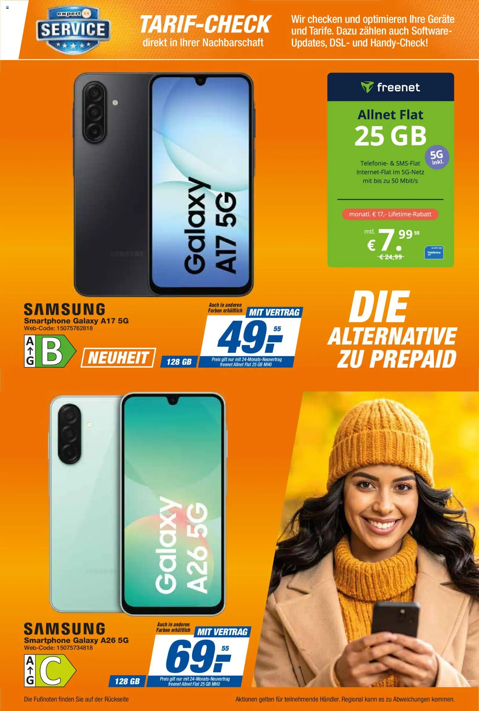 Expert Smarthphone Highlights im November – gültig ab 01.11.2025 | Seite: 19 | Produkte: Samsung, Smartphone