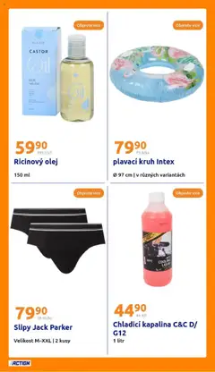 Action leták od 16.07.2025 | Strana: 24 | Produkty: Ricinový olej, Olej, Slipy