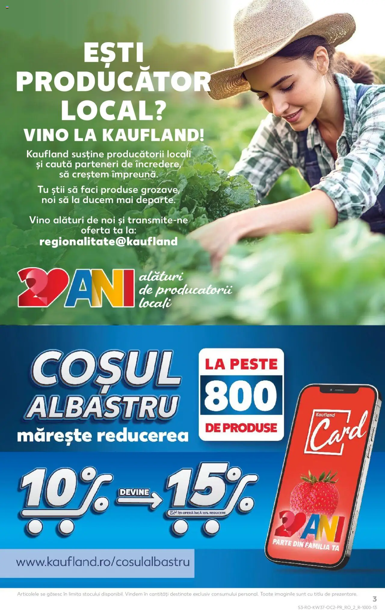 Kaufland RO akciós ujság - amely érvényes a következő dátumtól: 10.09.2025 | Oldal: 3