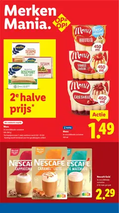 Nescafé Cappuccino, Cappuccino - Voorbeeld van een folder van Lidl, geldig van 03.11.2025 | Pagina: 16 | Producten: Pavilon, Nescafe, Cappuccino