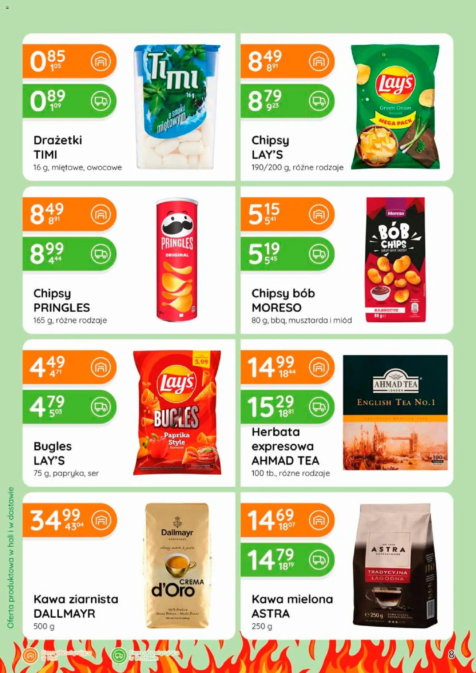 Eurocash gazetka - Grill od 09.04.2026 | Strona: 8 | Produkty: Miód, Kawa ziarnista, Bób, Herbata