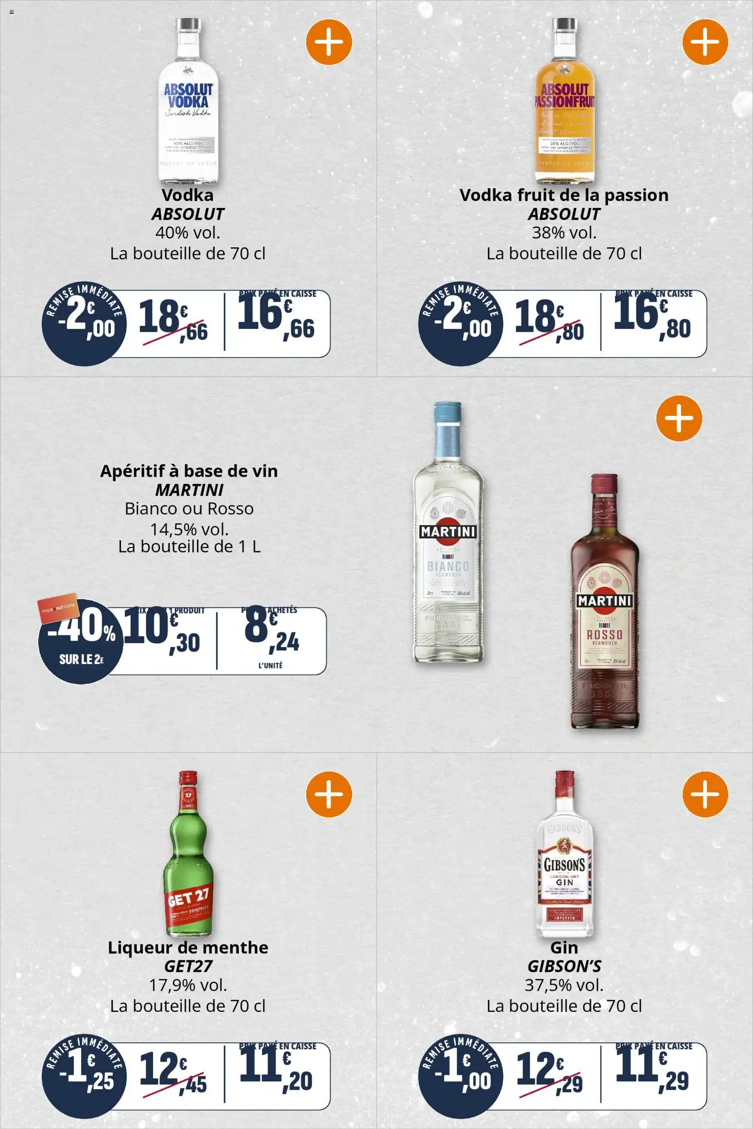 {H1} | Page: 32 | Produits: Vodka, Base, Liqueur de Menthe, Vermouth