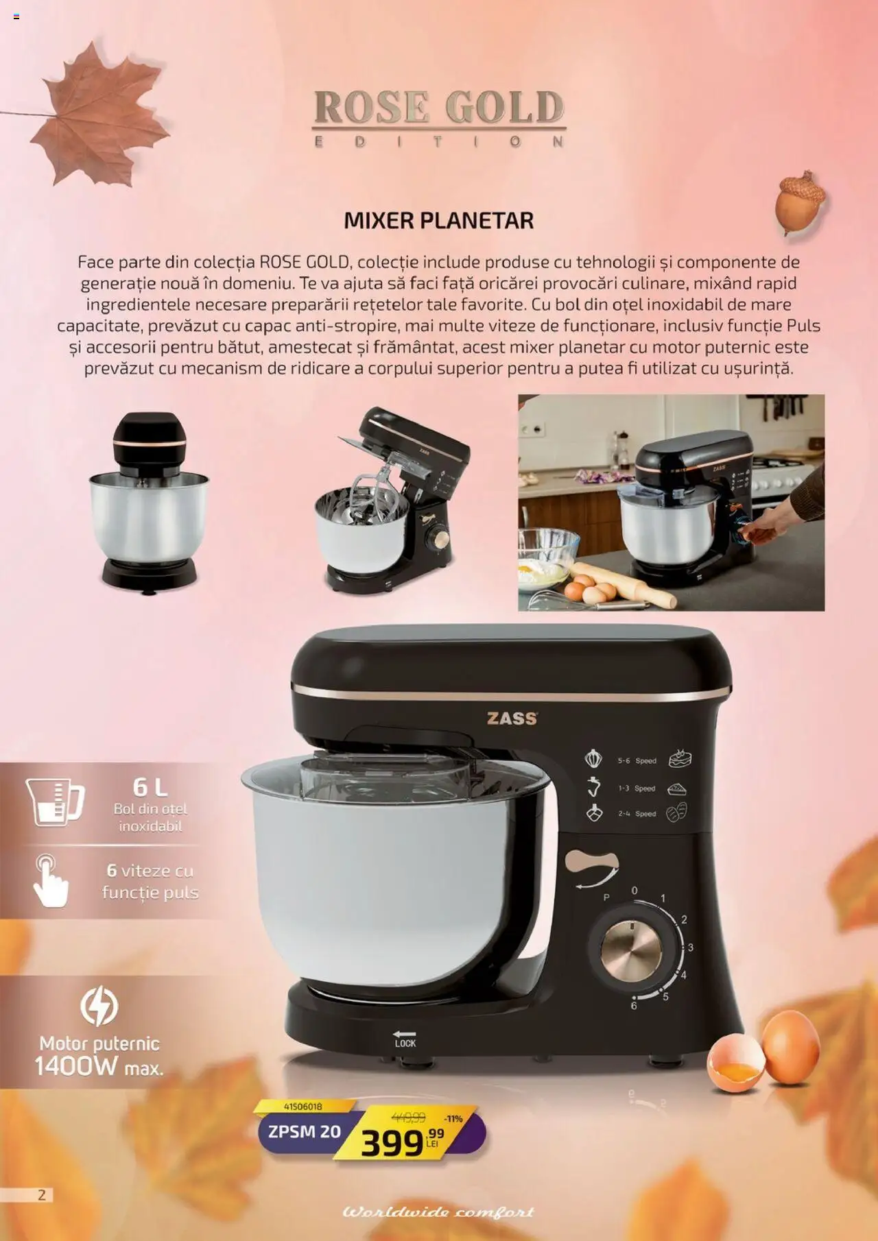 Noul catalog Carrefour – valabil de la 23.09.2025 | Pagină: 2 | Produse: Mixer, Bol