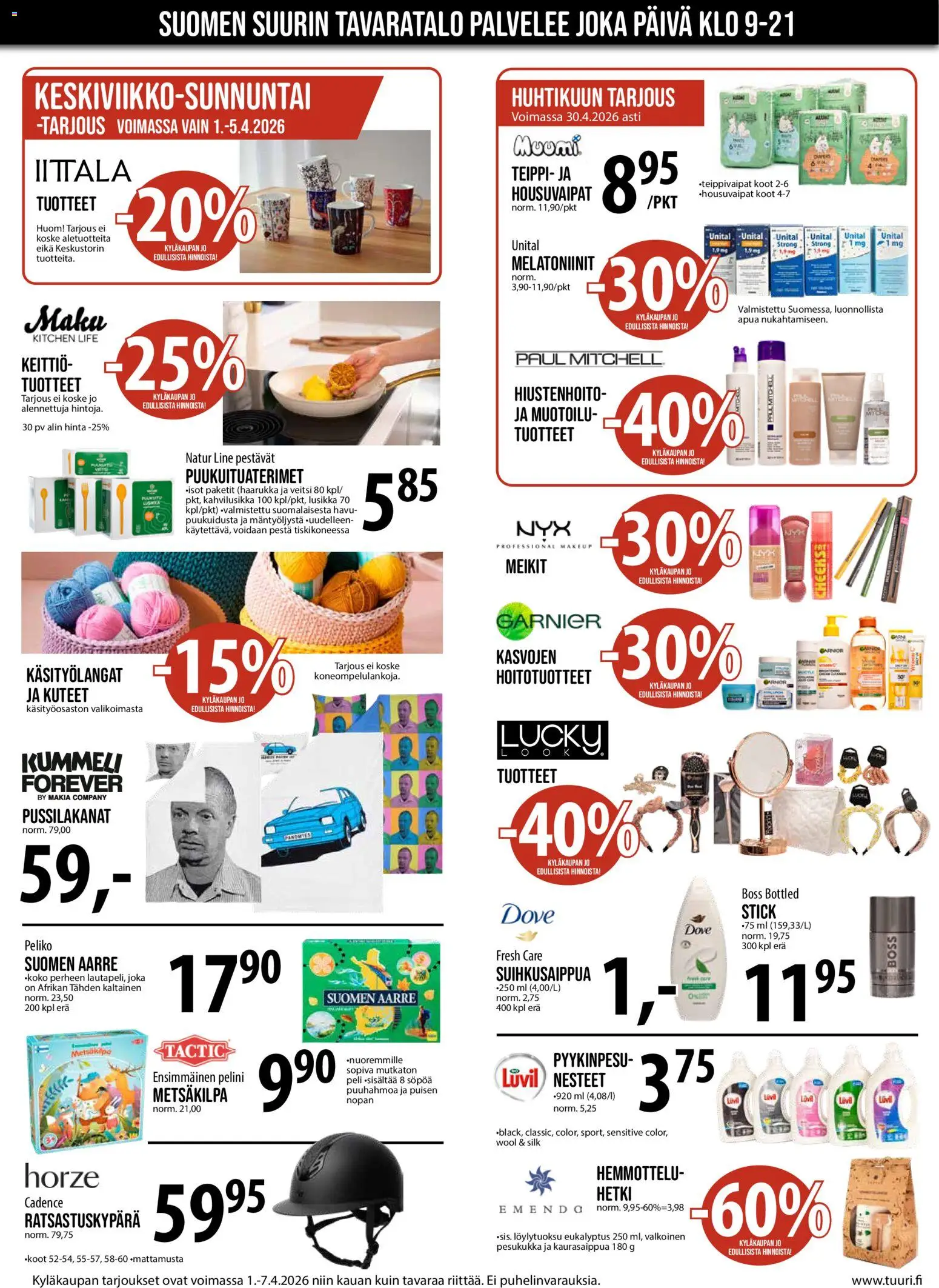 Tuuri tarjoukset – voimassa 01.04.2026 alkaen | Sivu: 9