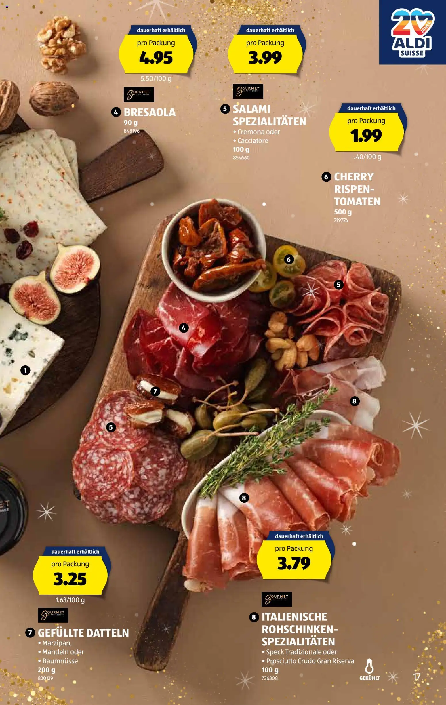 Aldi Aktionen – gültig ab 13.11.2025 | Seite: 18 | Produkte: Salami, Tomaten