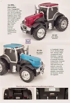 Katalógus Betly - Dejó - amely érvényes a következő dátumtól: 01.12.2025 | Oldal: 6 | Termékek: Játék, Hangszóró, Karácsonyfa