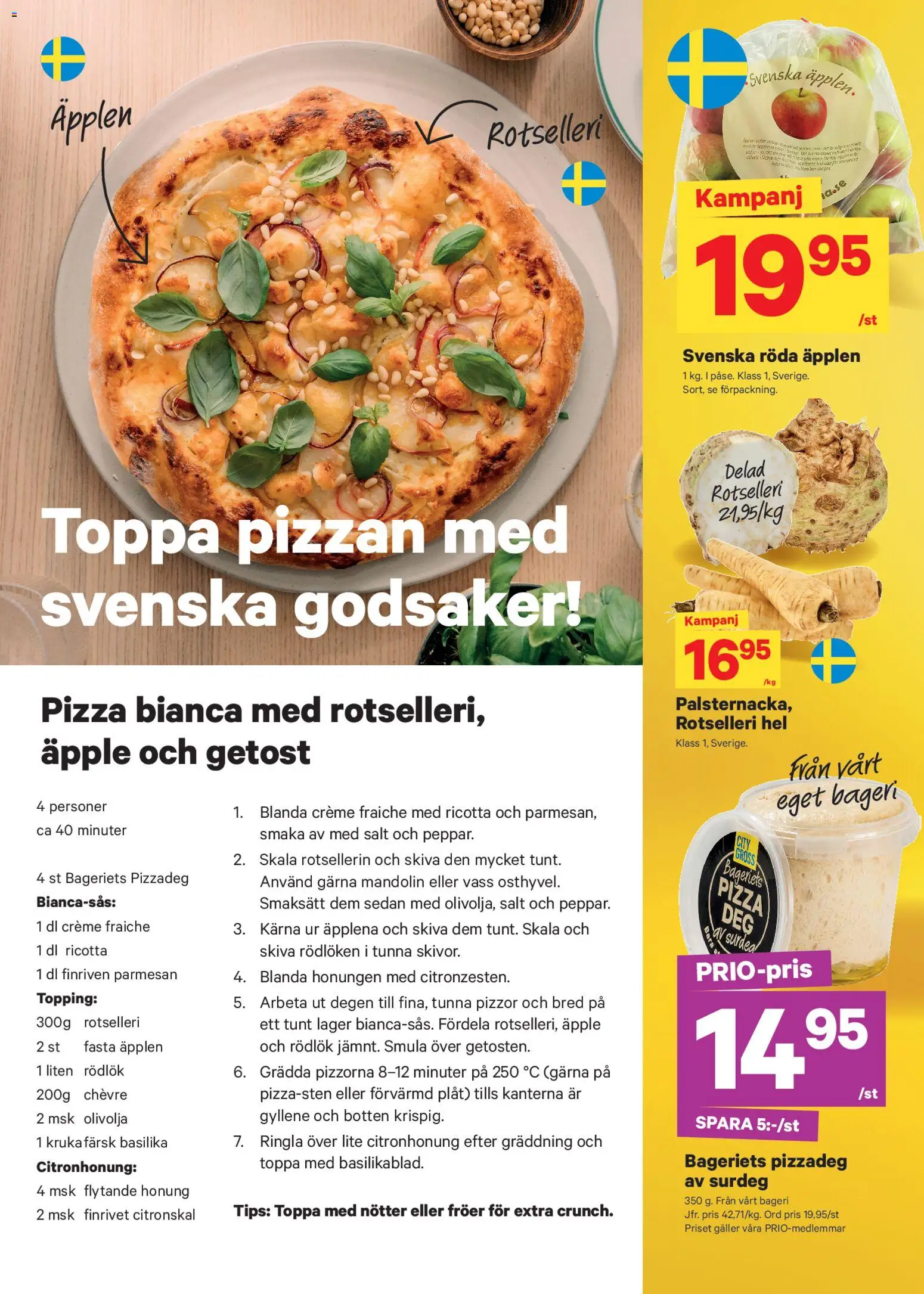 City Gross reklamblad aktuell från 02.03.2026 | Sida: 5 | Produkter: Salt, Galler, Creme fraiche, Olivolja