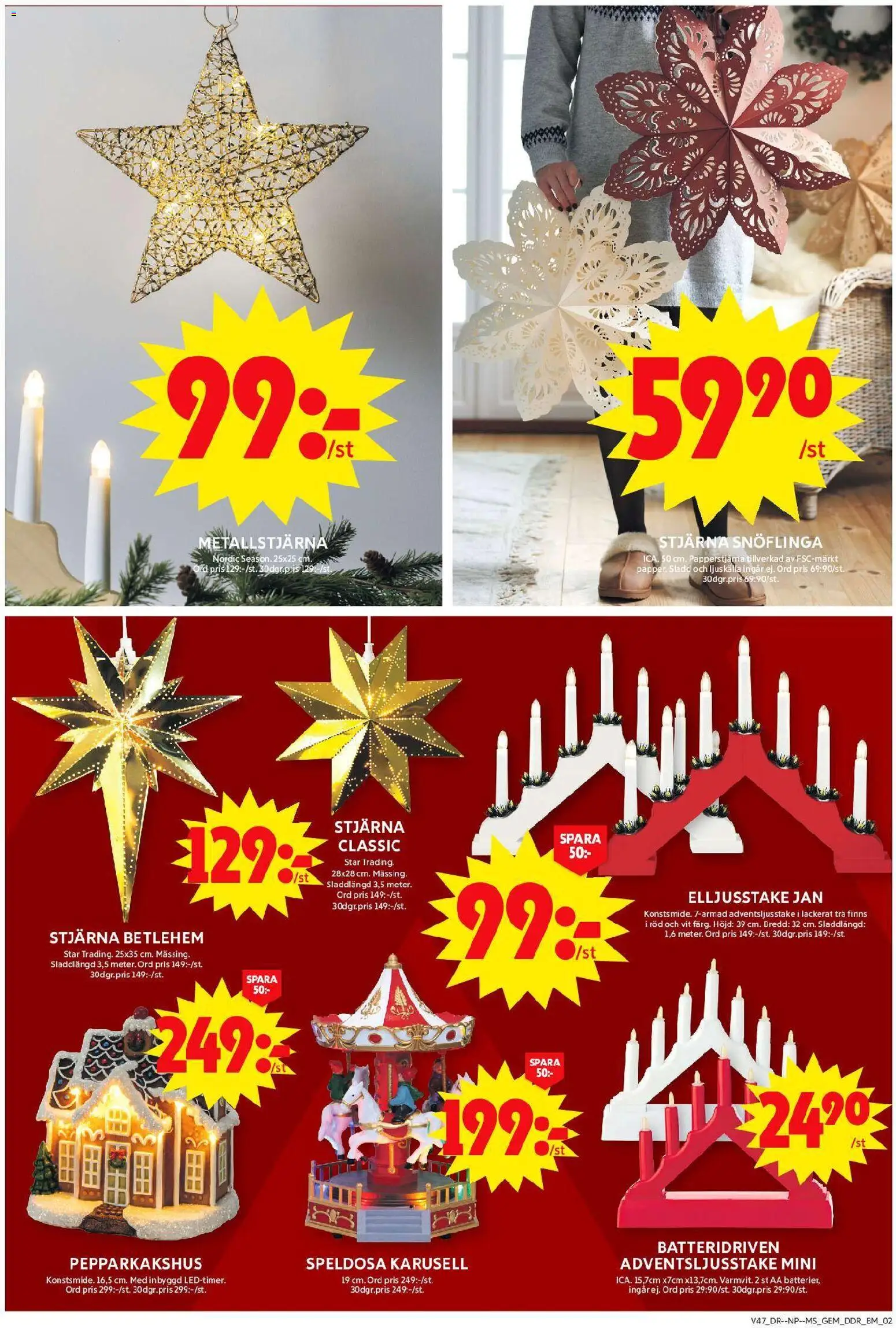 ICA Maxi reklamblad aktuell från 17.11.2025 | Sida: 11 | Produkter: Sladd, Ljuskälla