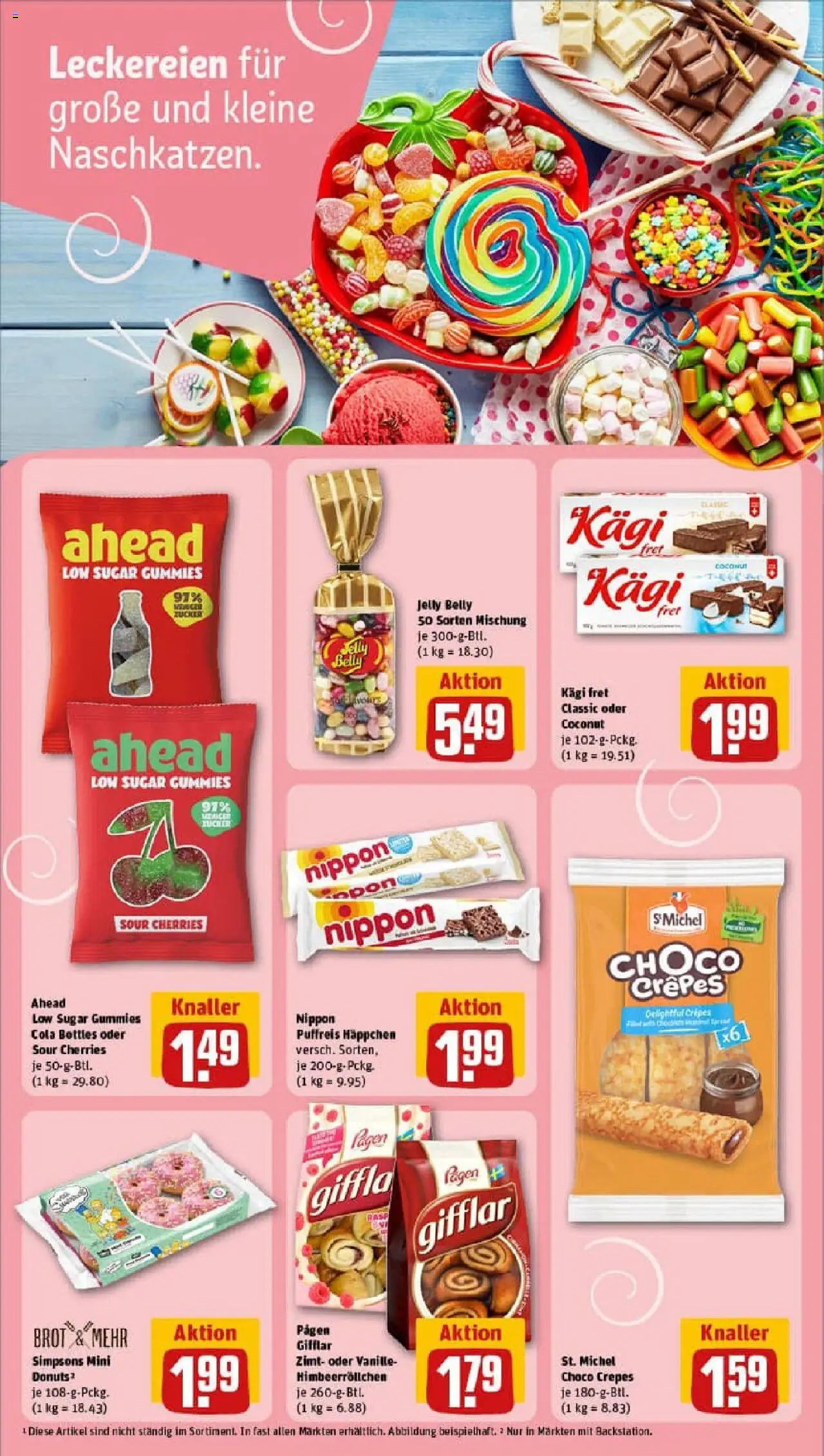 Rewe prospekt Rüsselsheim / Hassloch	 - gültig ab dem 11.08.2025 | Seite: 14 | Produkte: Cola, Donuts, Brot