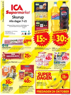 ICA Supermarket - Skurup - Förhandsvisning av reklamblad från butik ICA Supermarket aktuell från 20.10.2025