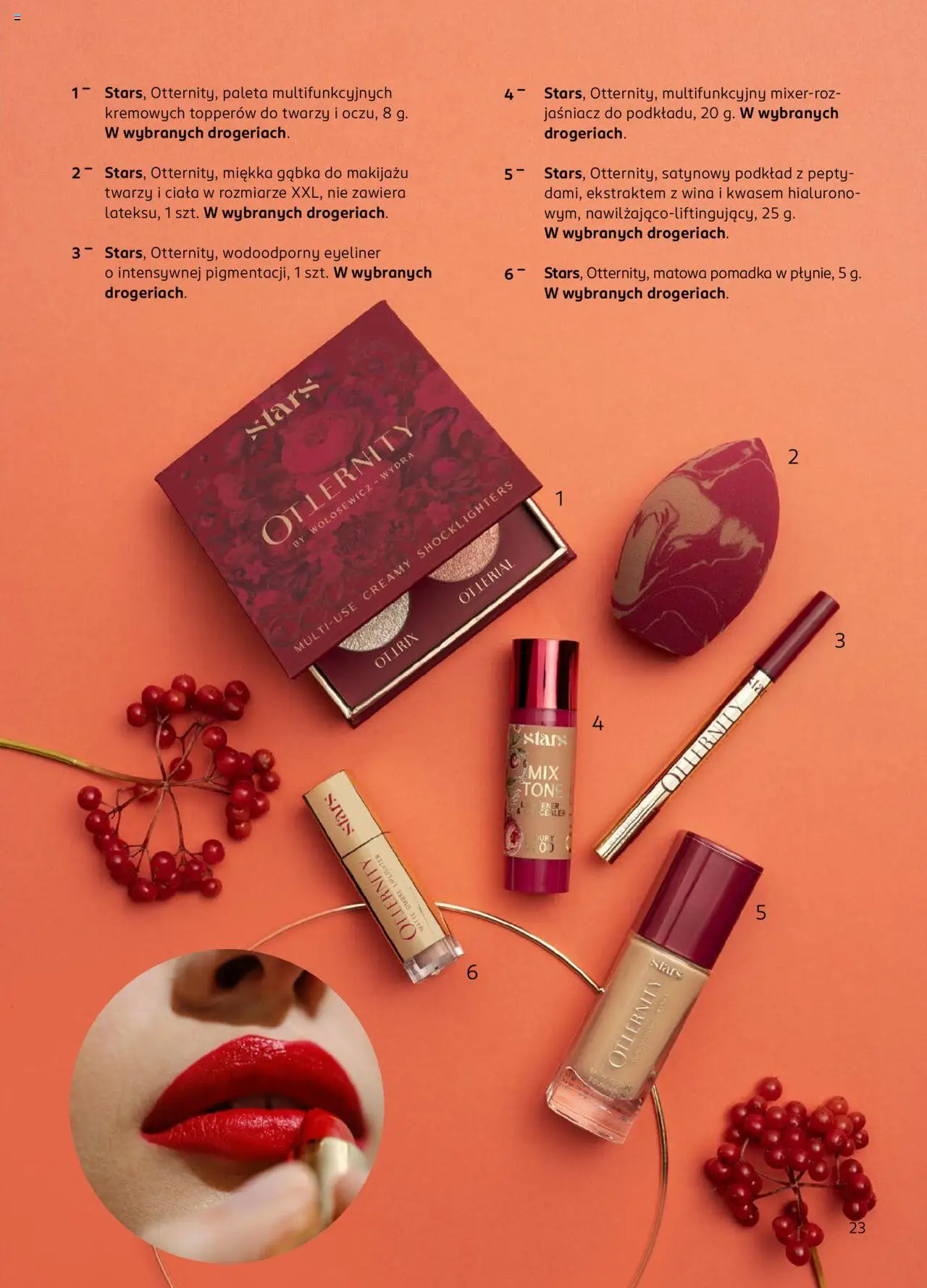 Rossmann Gazetka - Magazyn Moja Drogeria od 10.10.2025 | Strona: 25 | Produkty: Gąbka do makijażu, Pomadka, Gąbka, Eyeliner