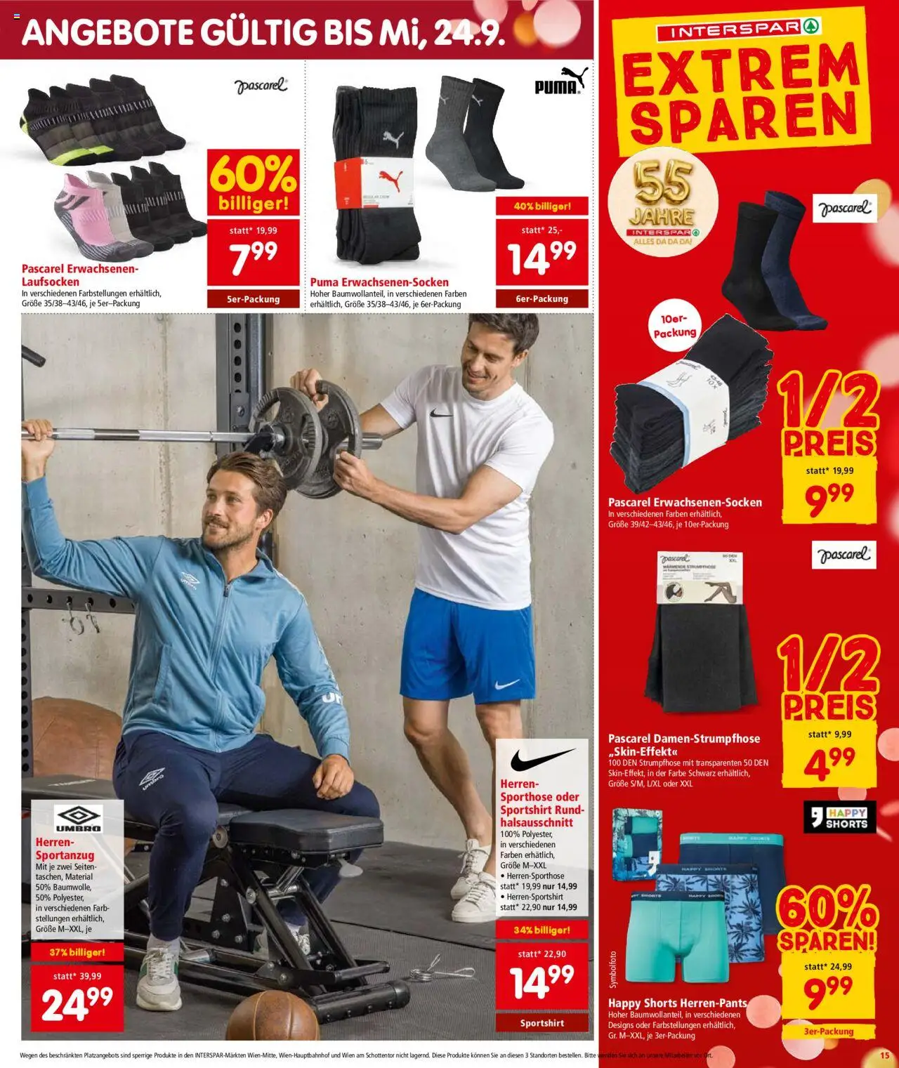 Interspar Flugblatt - Wien gültig ab 04.09.2025 | Seite: 15 | Produkte: Strumpfhose