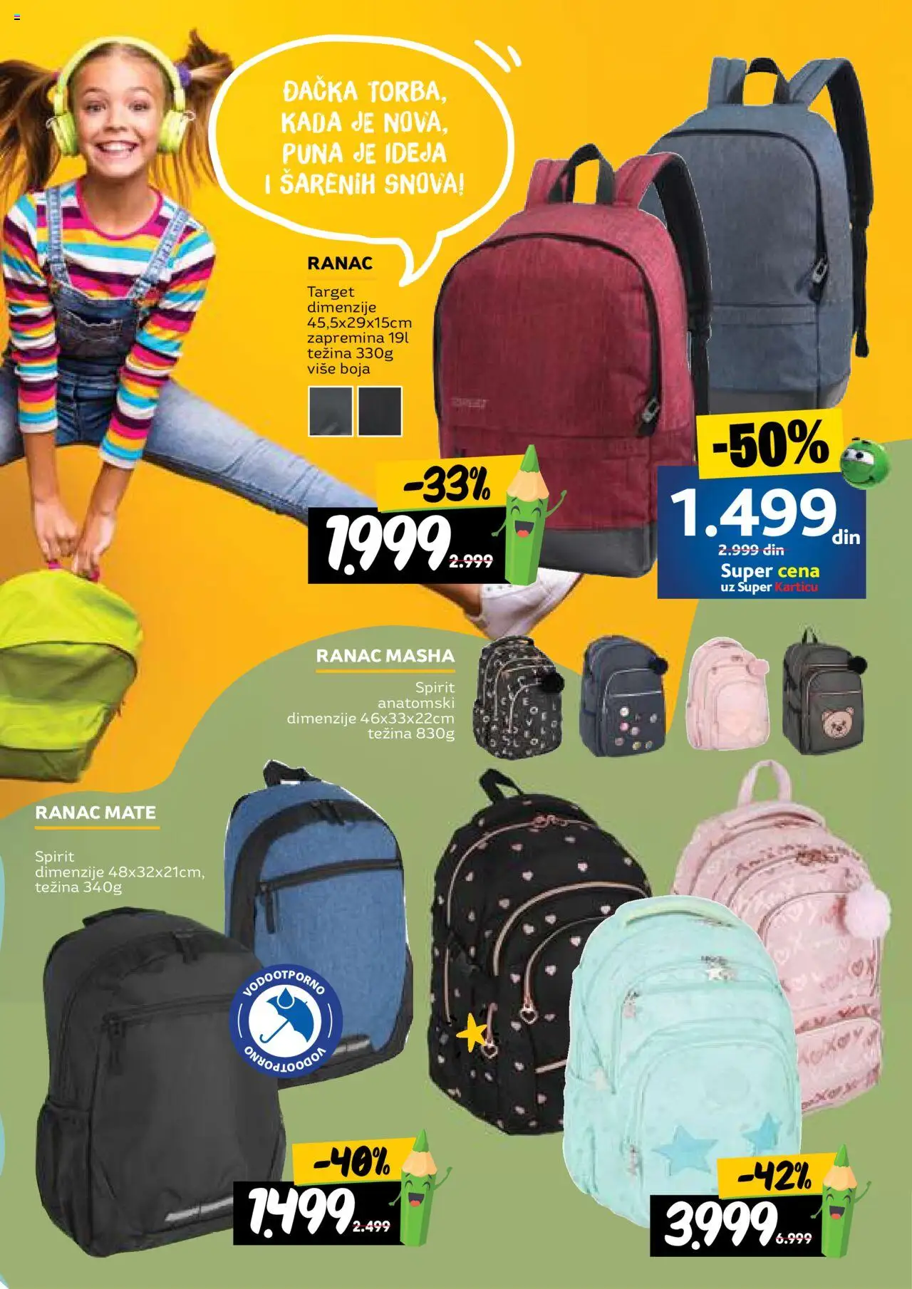 Idea katalog - važi od 14.08.2025 | Strana: 3 | Proizvode: Ranac
