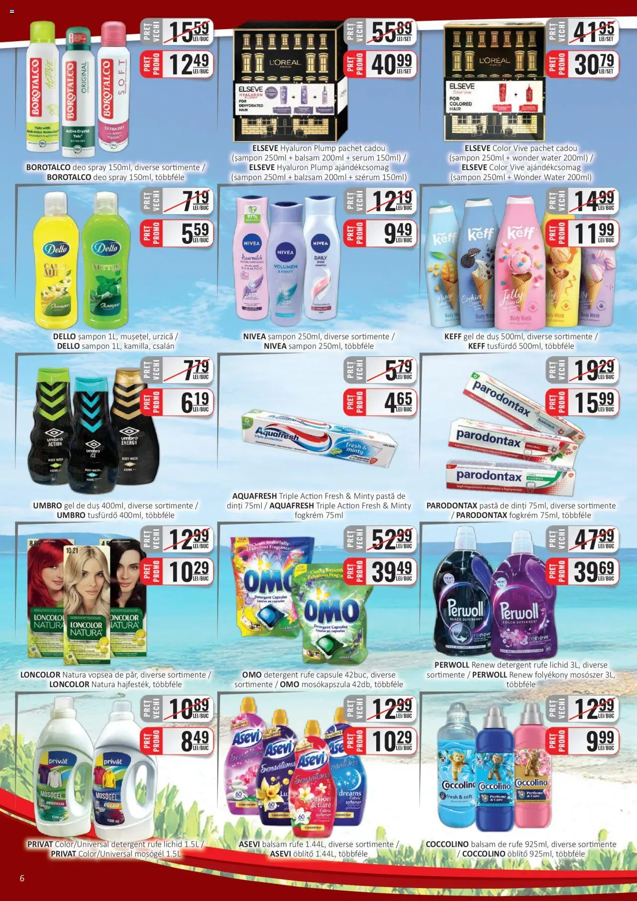 CBA catalog - C+C – valabil de la 16.07.2025 | Pagină: 6 | Produse: Serum, Balsam, Gel de duș, Pastă de dinți