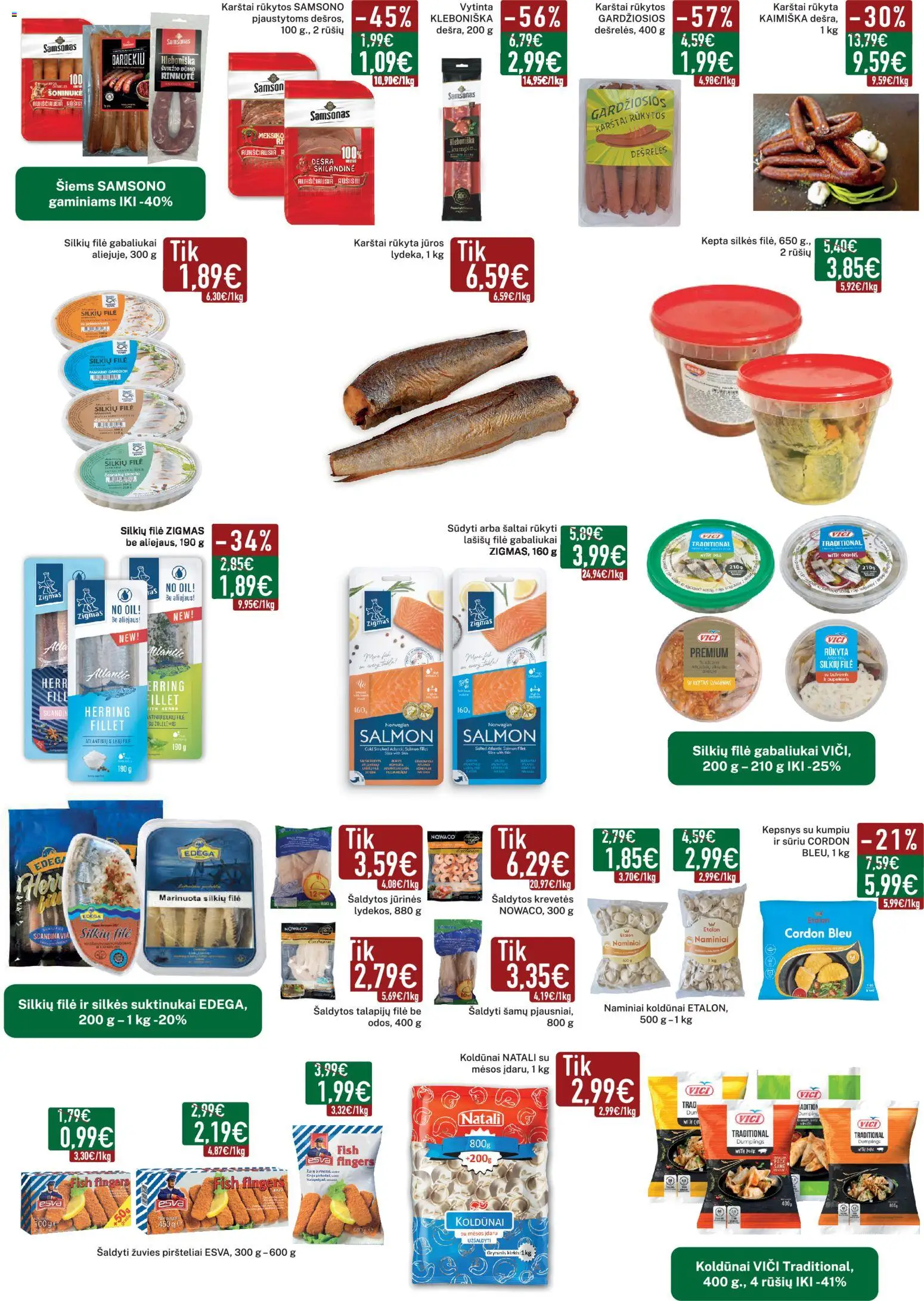 Elimart - TAU akcijos nuo 03.11.2025 | Puslapis: 3 | Prekių: Pupelės, Dešrelės, Silkių filė, Dešra