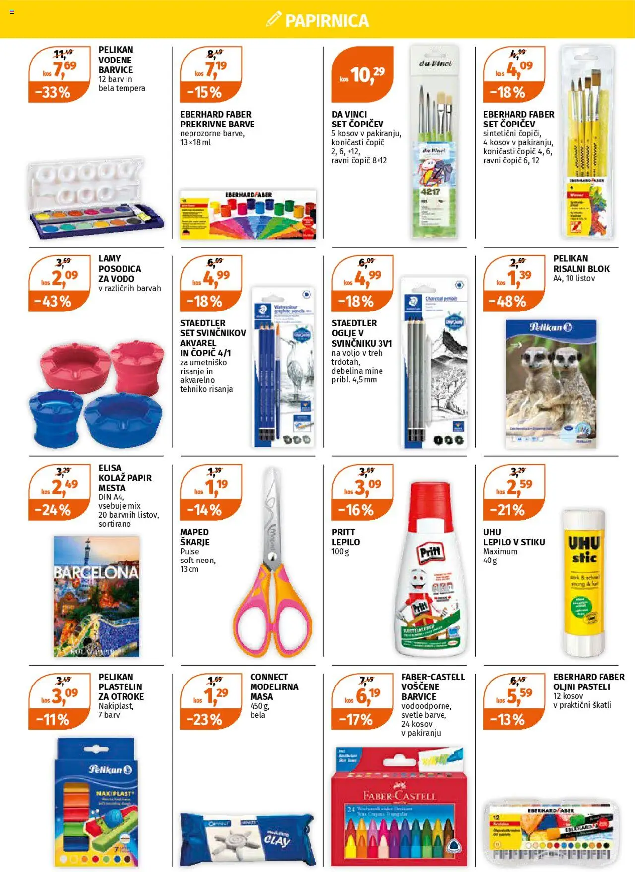 Müller katalog │ velja od 14.07.2025 | Stran: 2 | Izdelki: Barvice, Kos, Copic, Blok