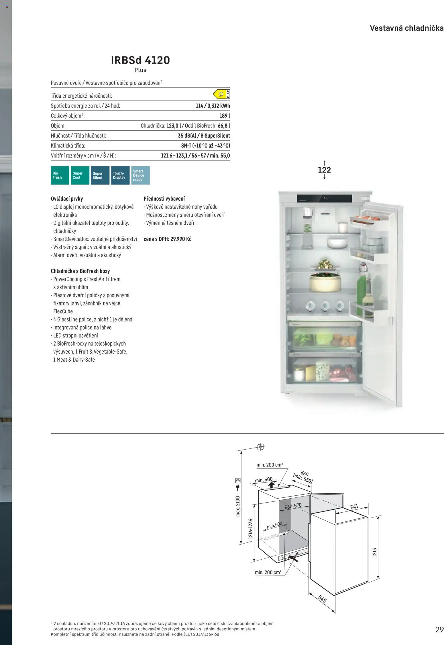 Möbelix leták - Liebherr od 01.10.2025 | Strana: 29 | Produkty: Zásobník, Chladnička, Police, Elektronika