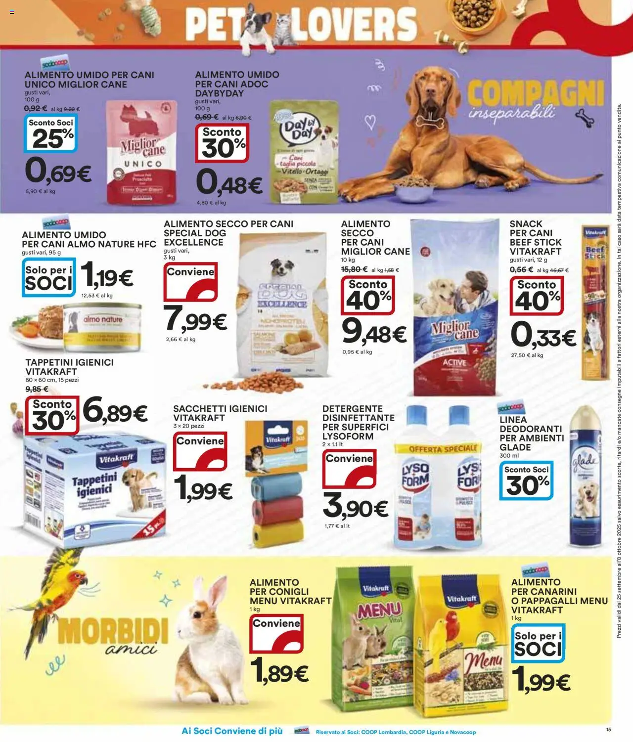 Volantino Ipercoop del 25.09.2025 | Pagina: 15 | Prodotti: Detergente, Ortaggi, Data