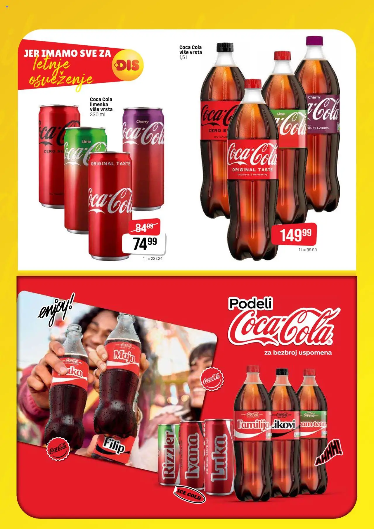 DIS katalog - važi od 15.08.2025 | Strana: 5 | Proizvode: Coca Cola