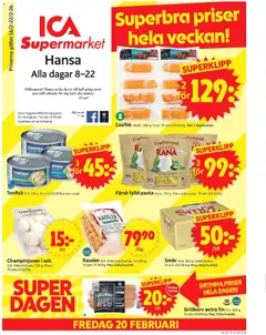ICA Supermarket - Malmö - Förhandsvisning av reklamblad från butik ICA Supermarket aktuell från 16.02.2026