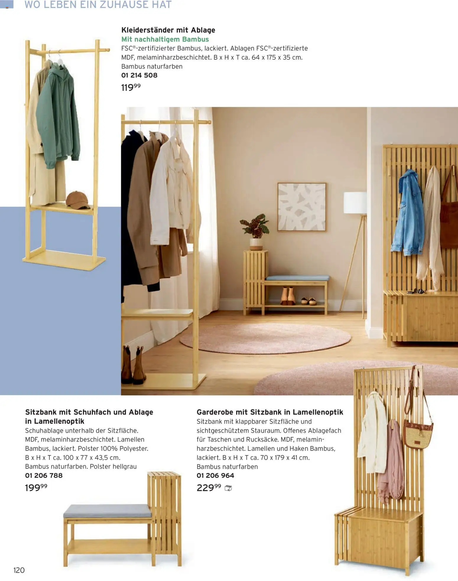 Angebote Tchibo – gültig ab 01.02.2026 | Seite: 120 | Produkte: Sitzbank, Kleiderständer