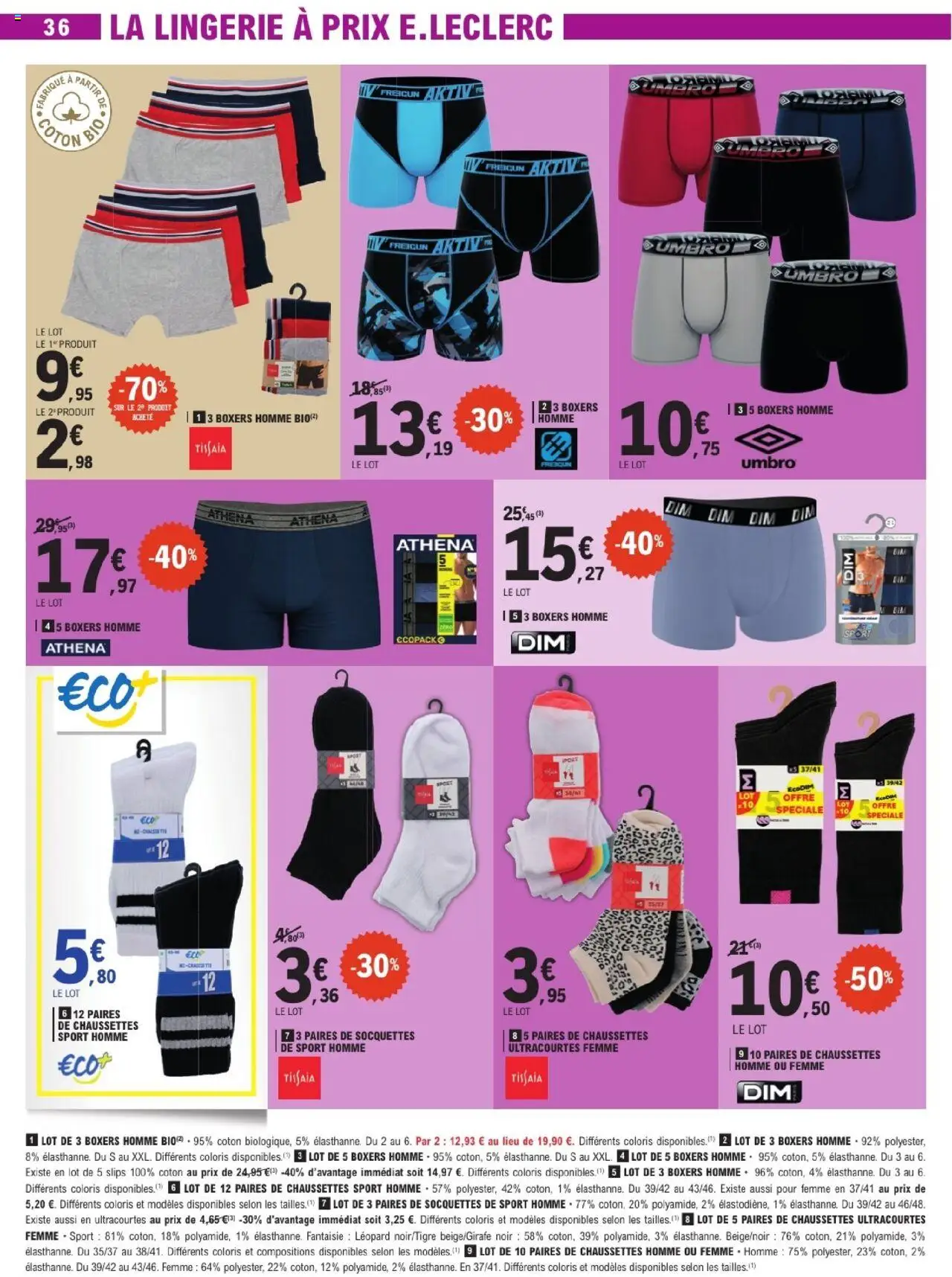  | Page: 36 | Produits: Coton, Slips