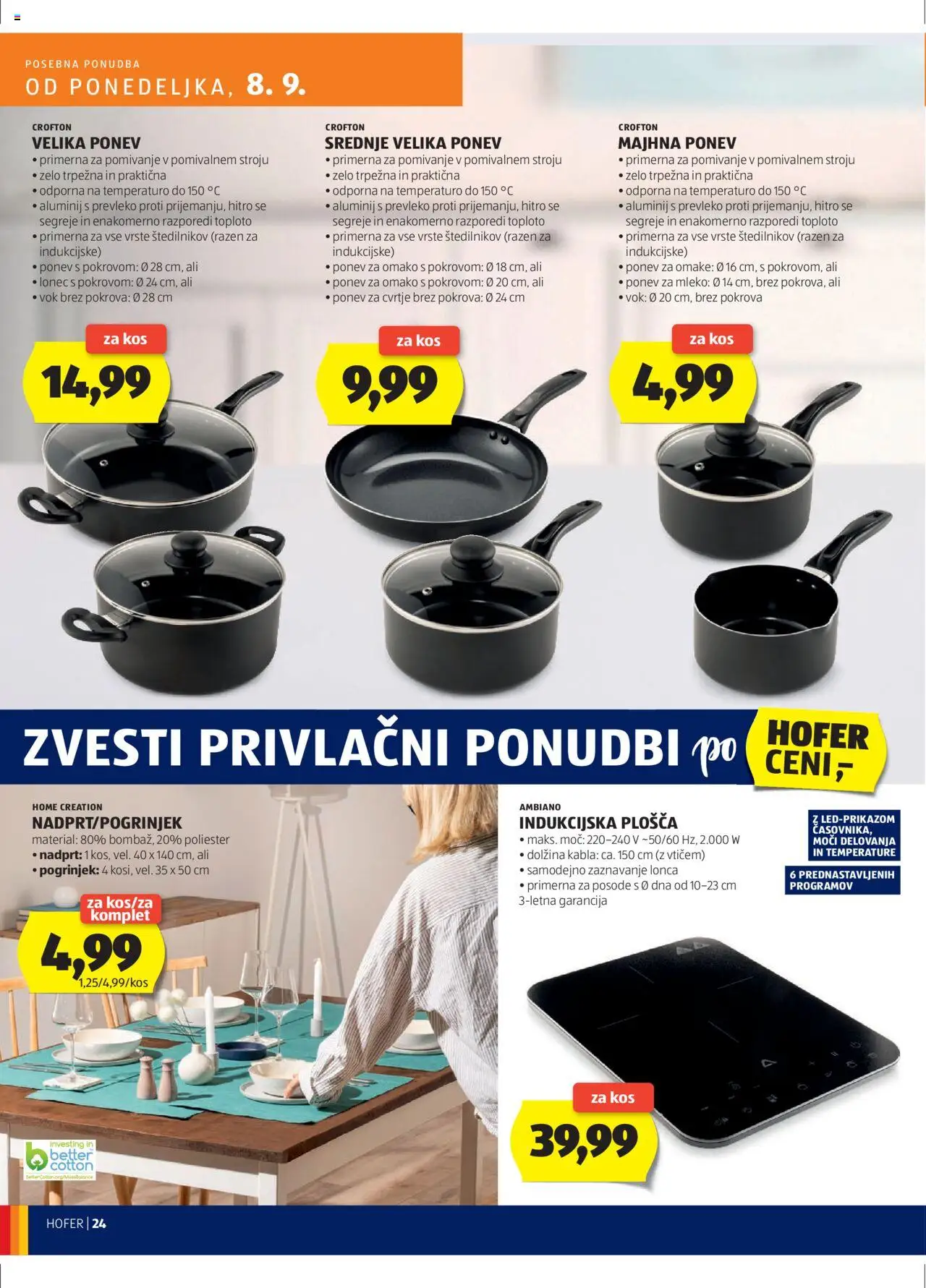 Hofer SI katalog | vrijedi od 04.09.2025 | Stranica: 24