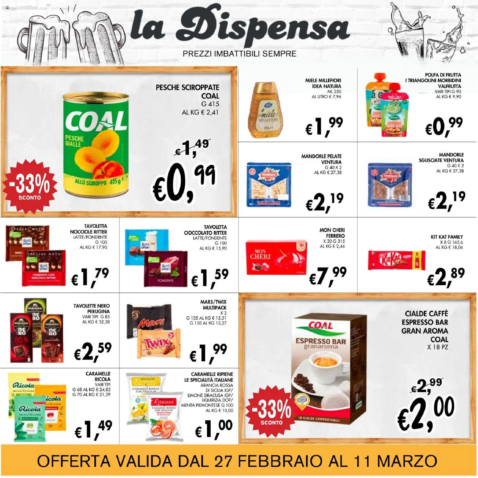 Volantino Coal del 27.02.2026 | Pagina: 17 | Prodotti: Caramelle, Frutta, Limone, Menta