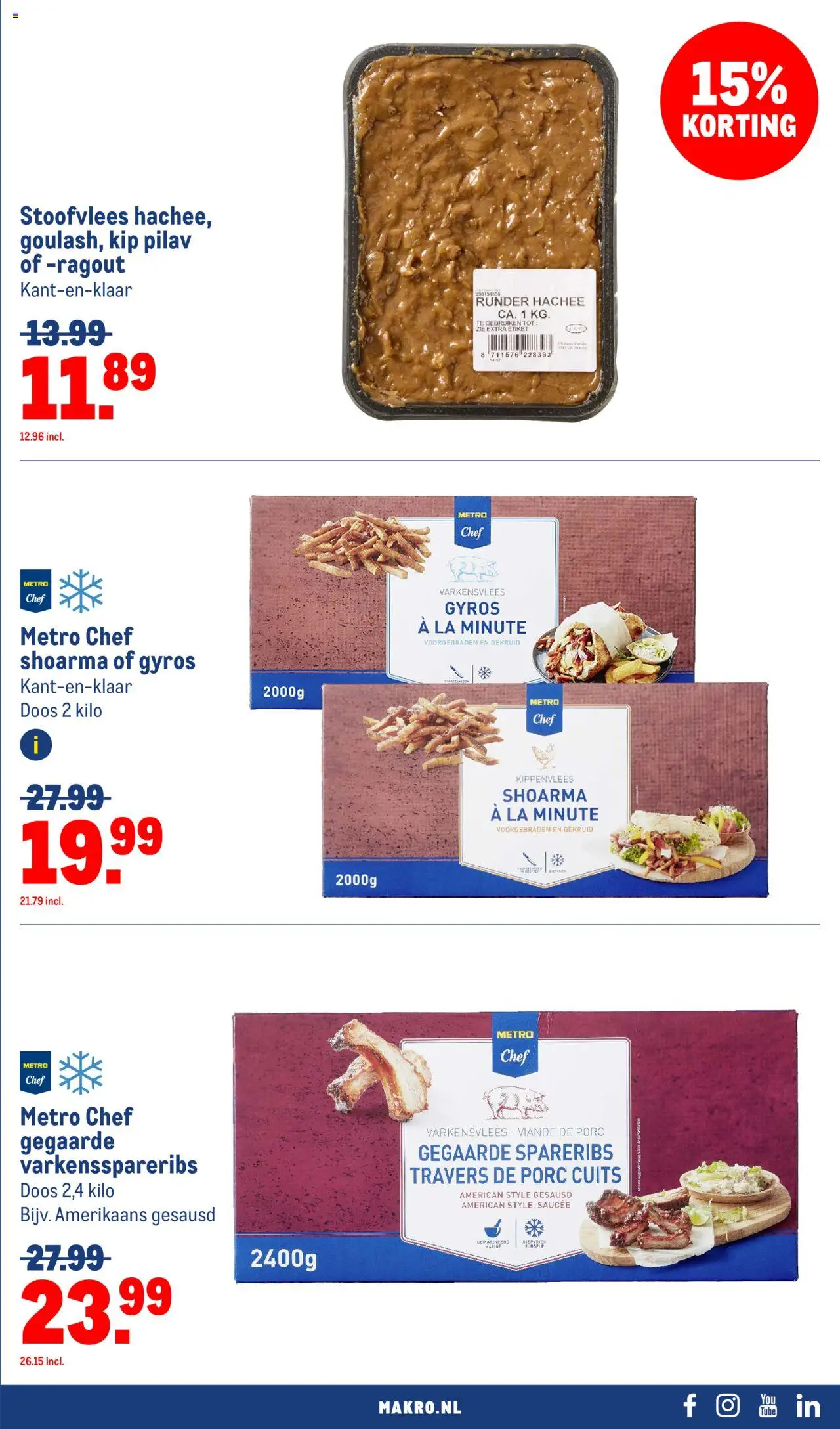 {H1} | Pagina: 57 | Producten: Kippenvlees, Varkensvlees, Lapzselatin, Kip