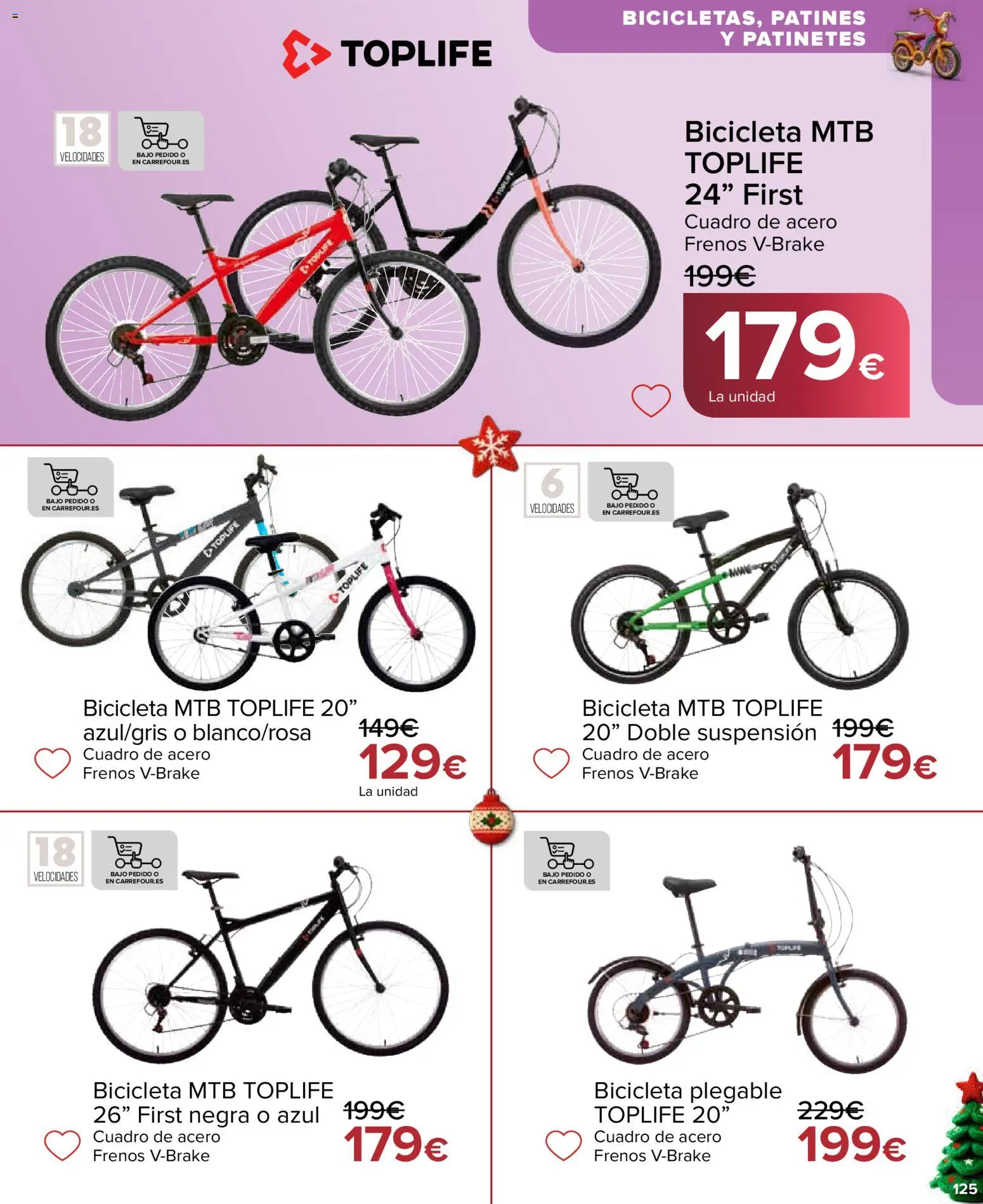 Carrefour Juguetes │ válido desde el 07.11.2025 | Página: 125 | Productos: Bicicleta