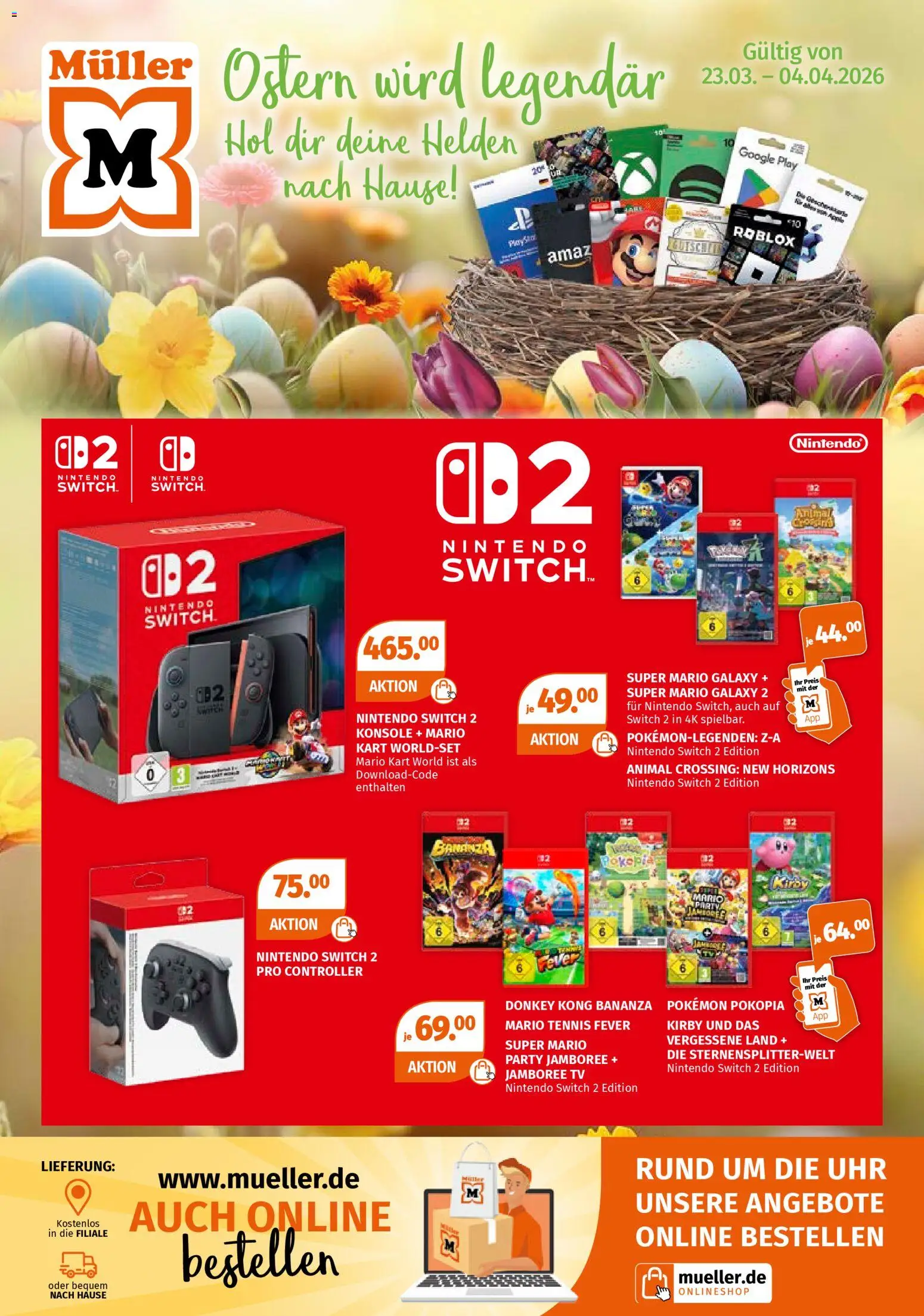 Müller Multimedia Highlights – gültig ab 23.03.2026 | Seite: 1