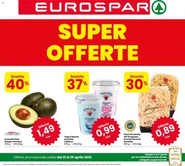 Anteprima del volantino Eurospar volantino valido a partire dal 21.04.2026
