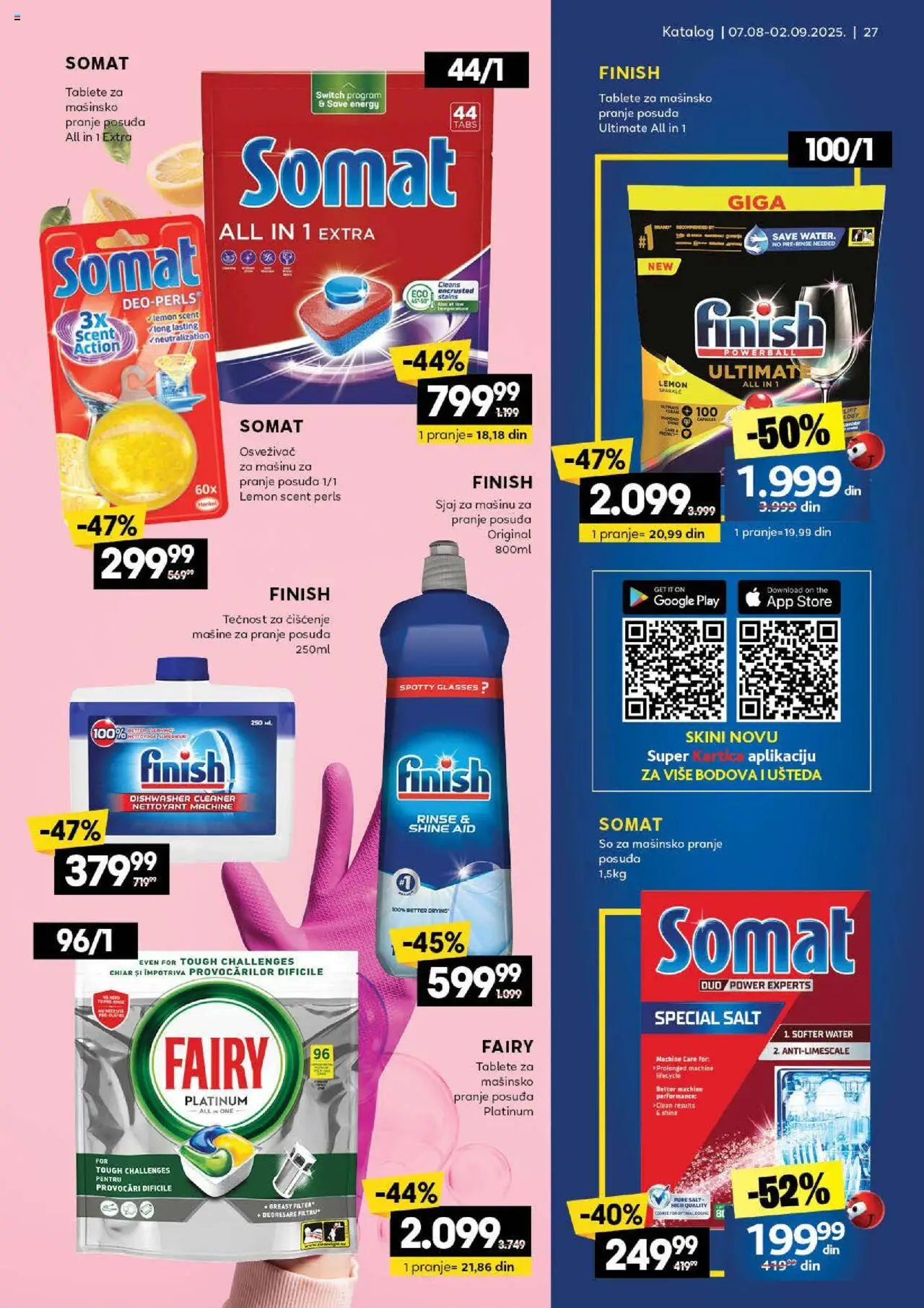Idea katalog - važi od 07.08.2025 | Strana: 27 | Proizvode: Somat, Finish, So