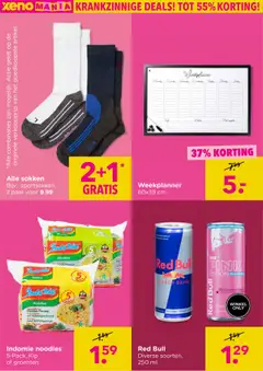  | Pagina: 16 | Producten: Sokken, Red Bull, Kip, Groenten