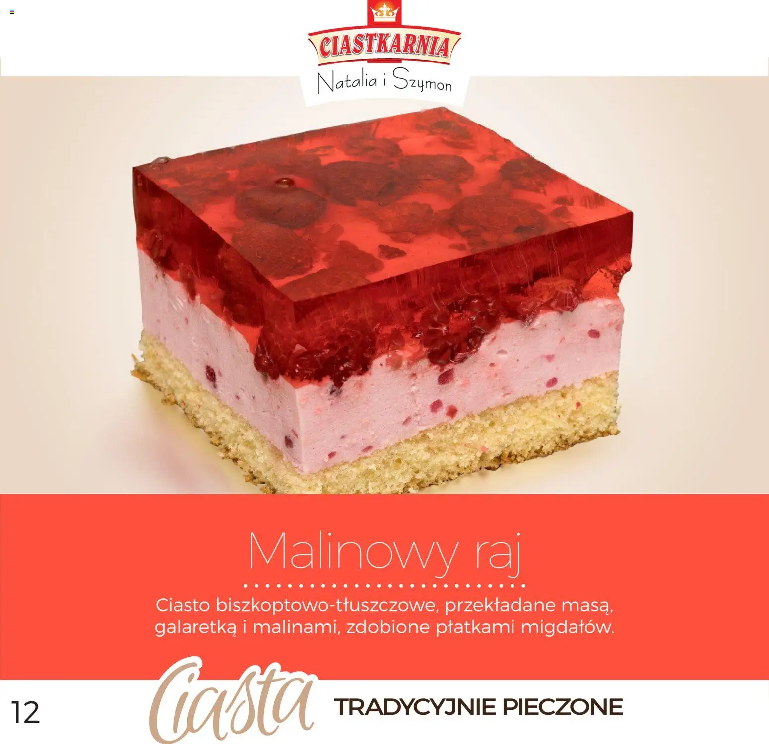 Topaz Gazetka - Ciasta  od 01.12.2025 | Strona: 12 | Produkty: Ciasto, Śmietana