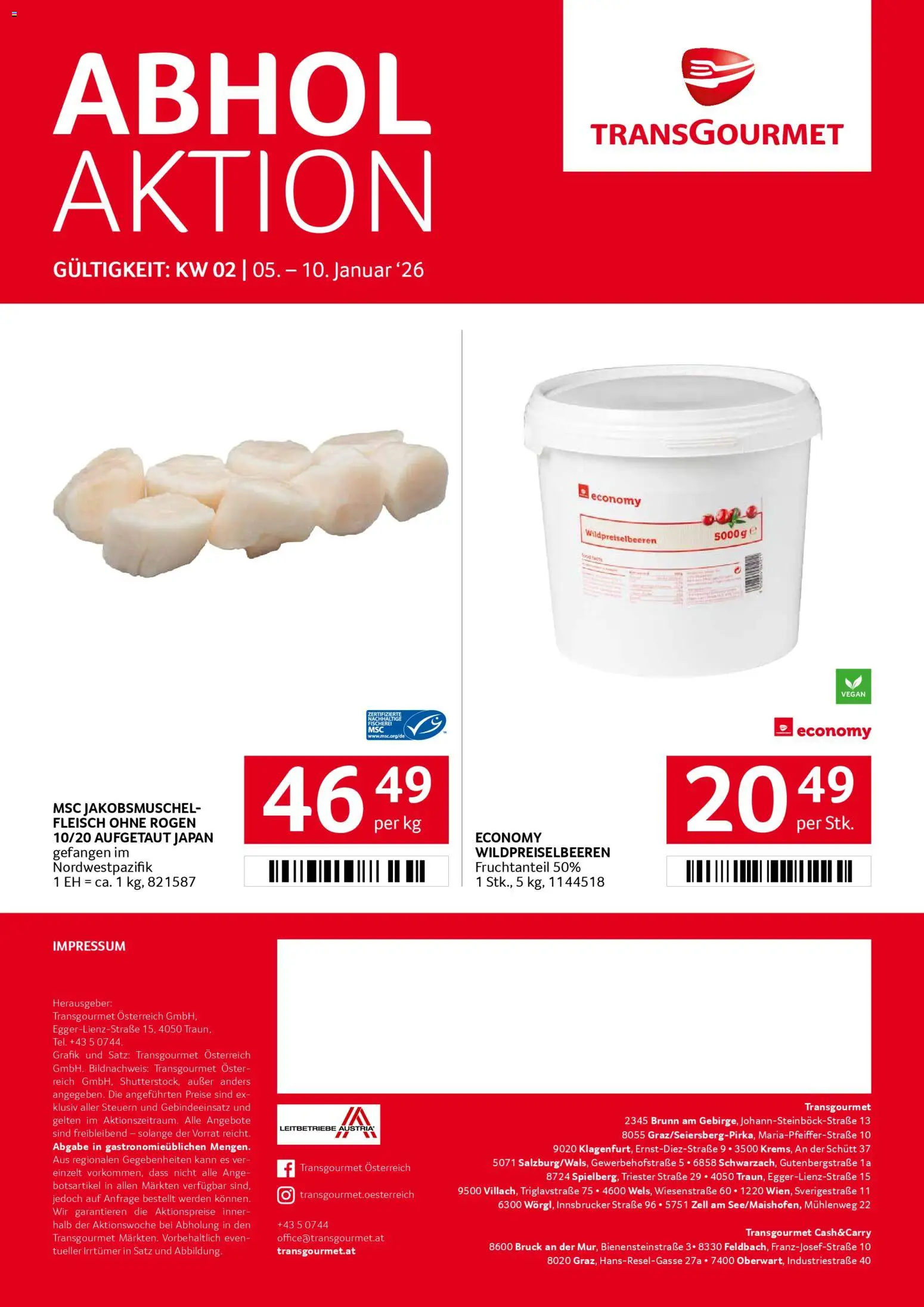 Transgourmet Flugblatt gültig ab 05.01.2026 | Seite: 35