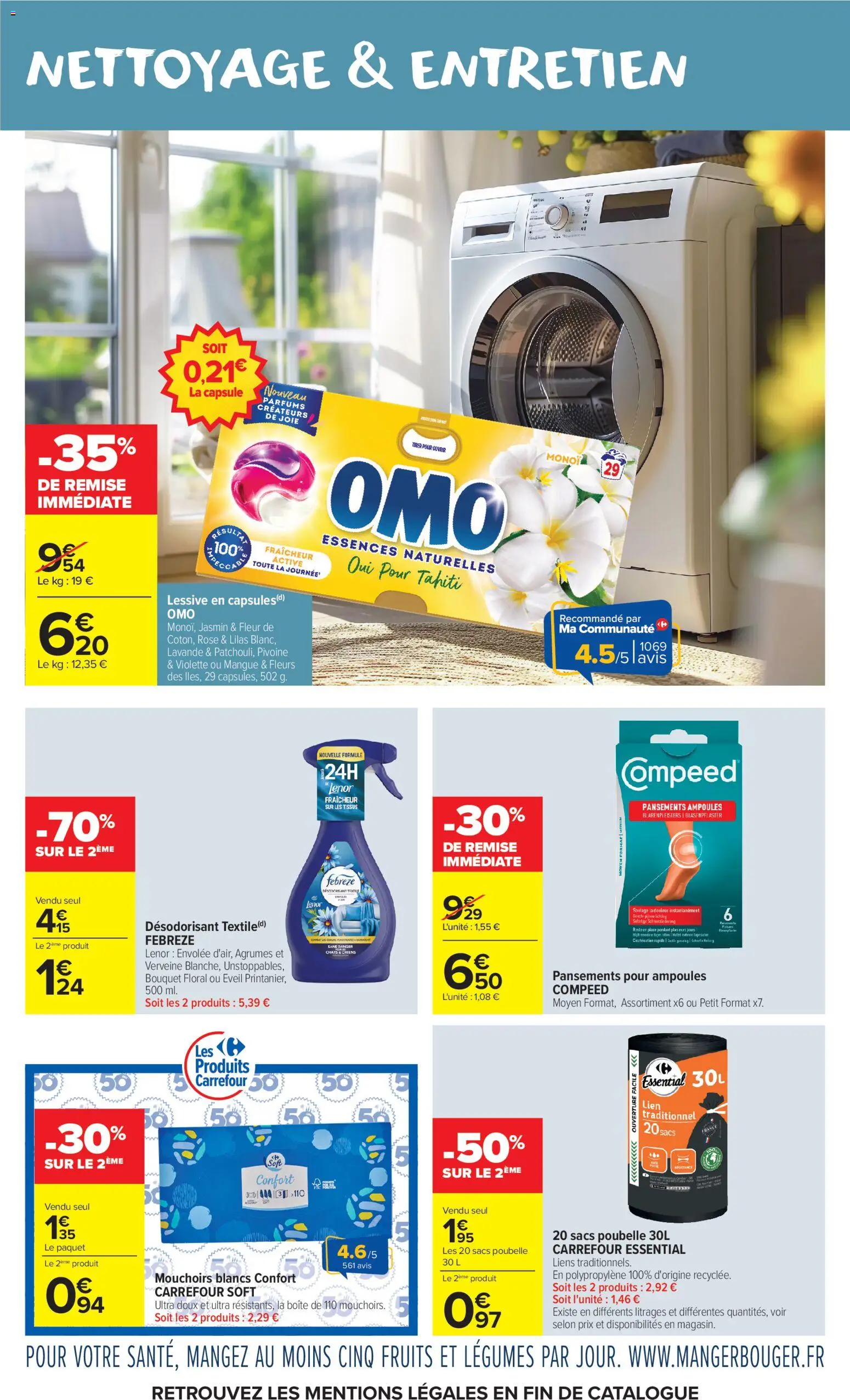 {H1} | Page: 13 | Produits: Mangue, Lavande, Désodorisant, Sacs poubelle