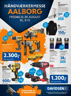 Eksempel på tilbudsavis Davidsen - Håndværkermesse Aalborg fra butik Davidsen gyldig fra 29.08.2025
