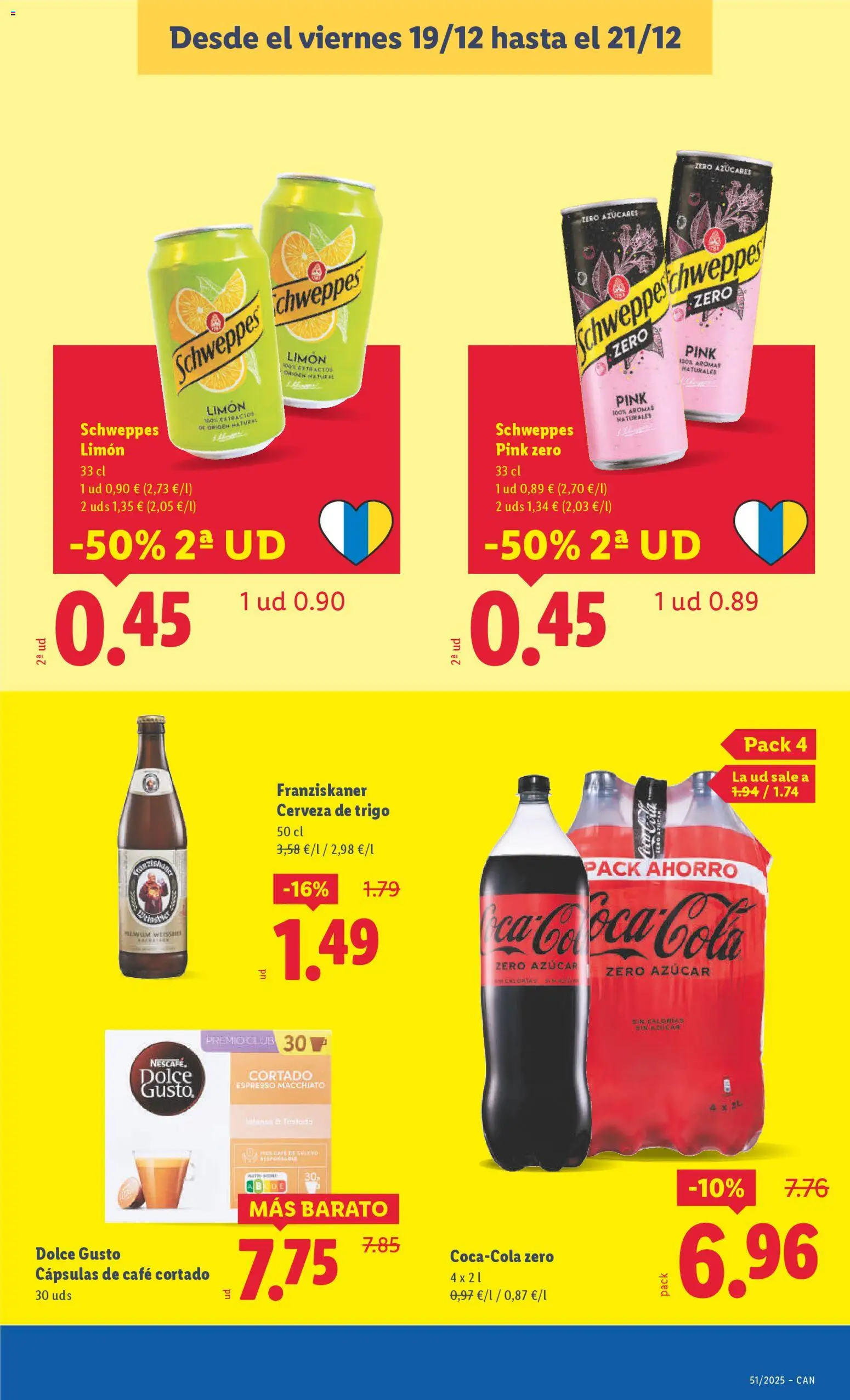 Lidl -Canarias │ válido desde el 15.12.2025 | Página: 45 | Productos: Café, Cerveza