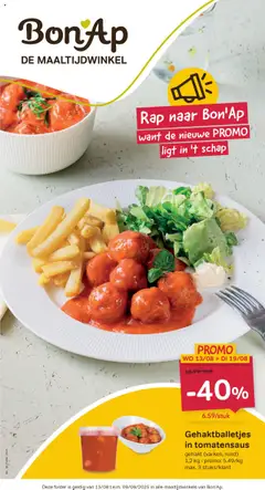 Bon Ap folder/publicité - Voorbeeld van een folder van Bon Ap, geldig van 13.08.2025