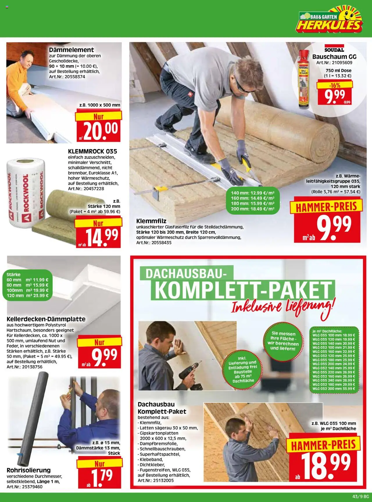 HERKULES Bau & Garten – gültig ab 20.10.2025 | Seite: 9