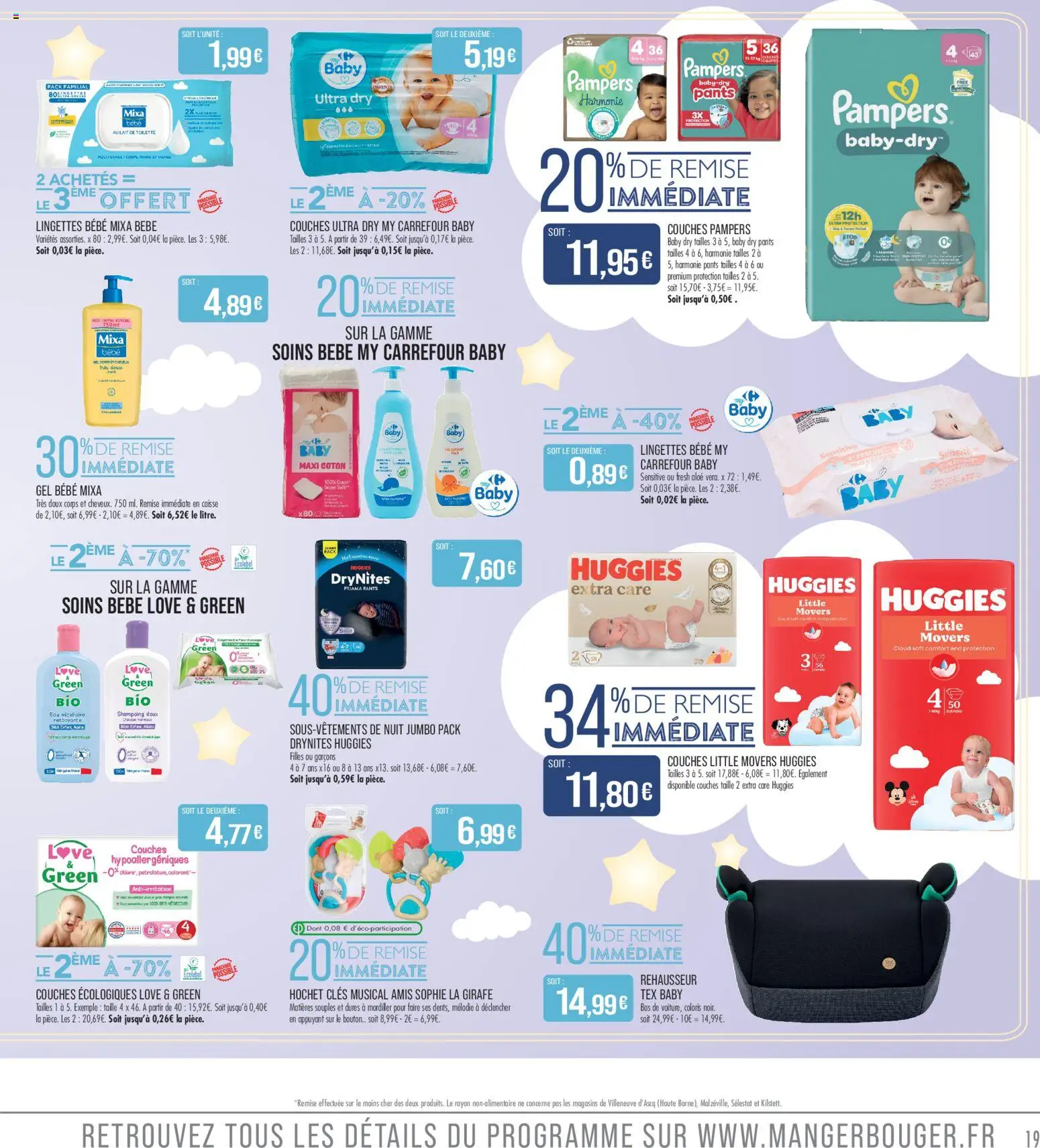 {H1} | Page: 19 | Produits: Couches, Pampers, Couches pampers, Pyjama