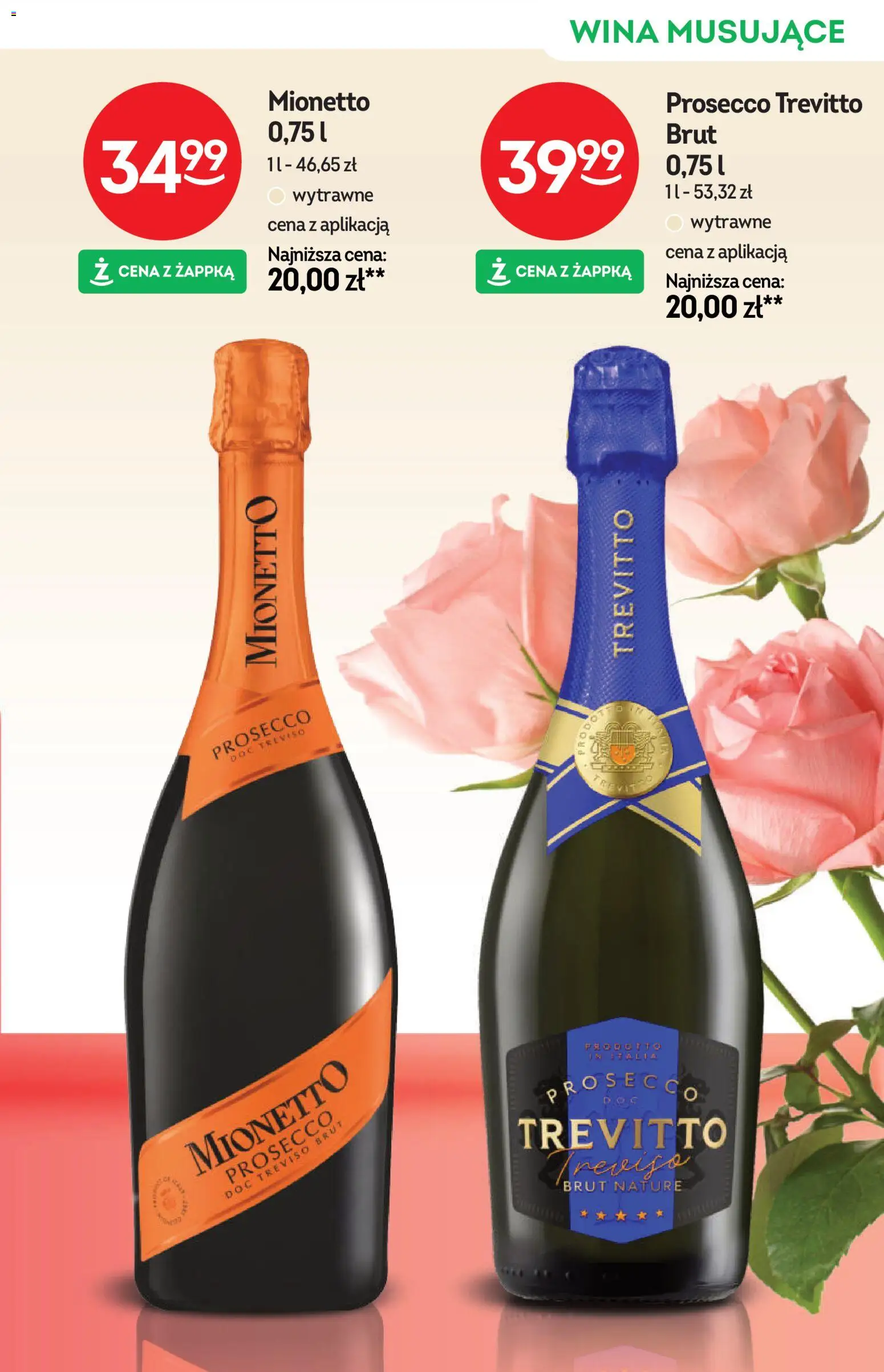 Żabka gazetka - Katalog win od 29.04.2026 | Strona: 15 | Produkty: Mionetto prosecco, Prosecco
