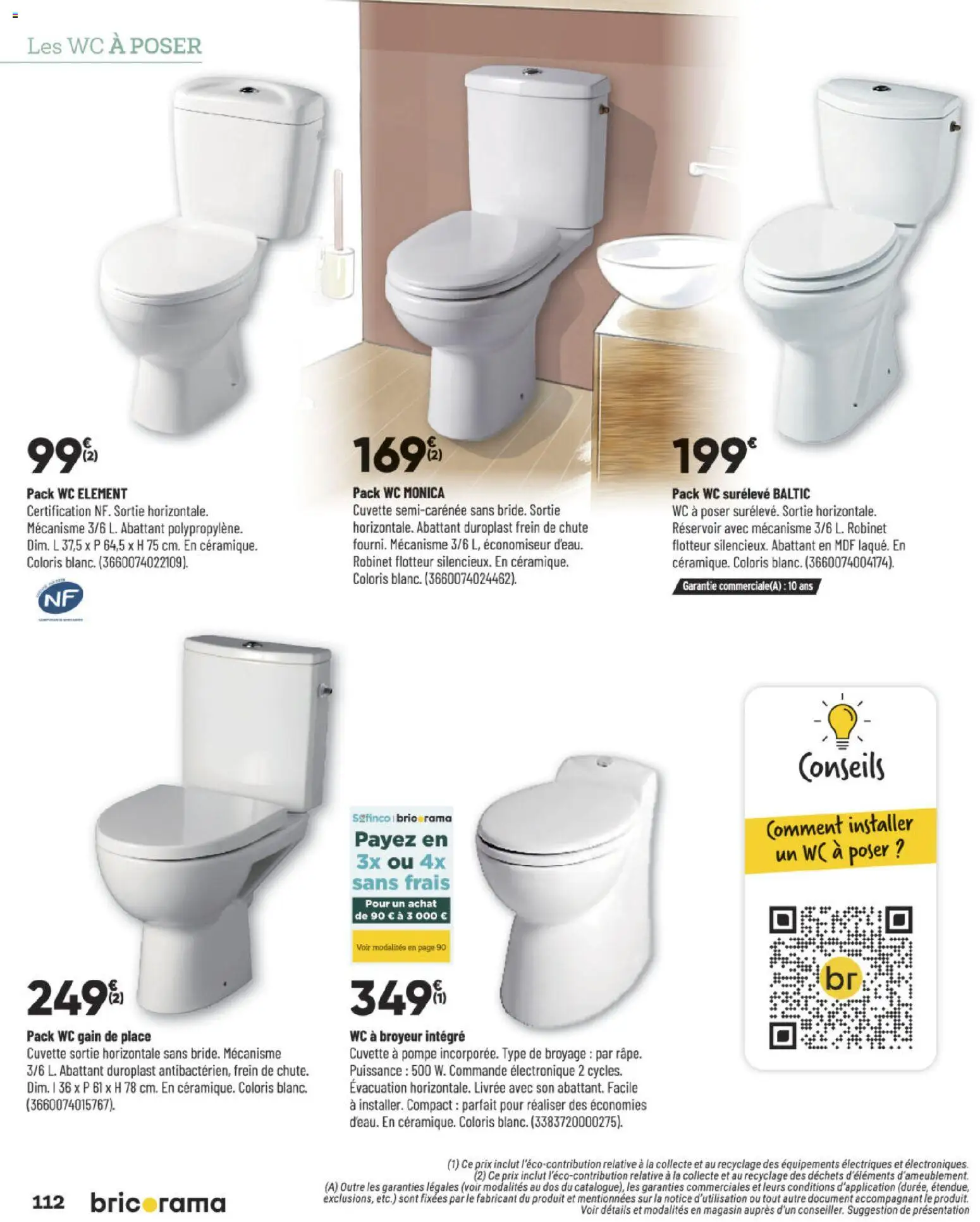 {H1} | Page: 112 | Produits: Robinet, Broyeur