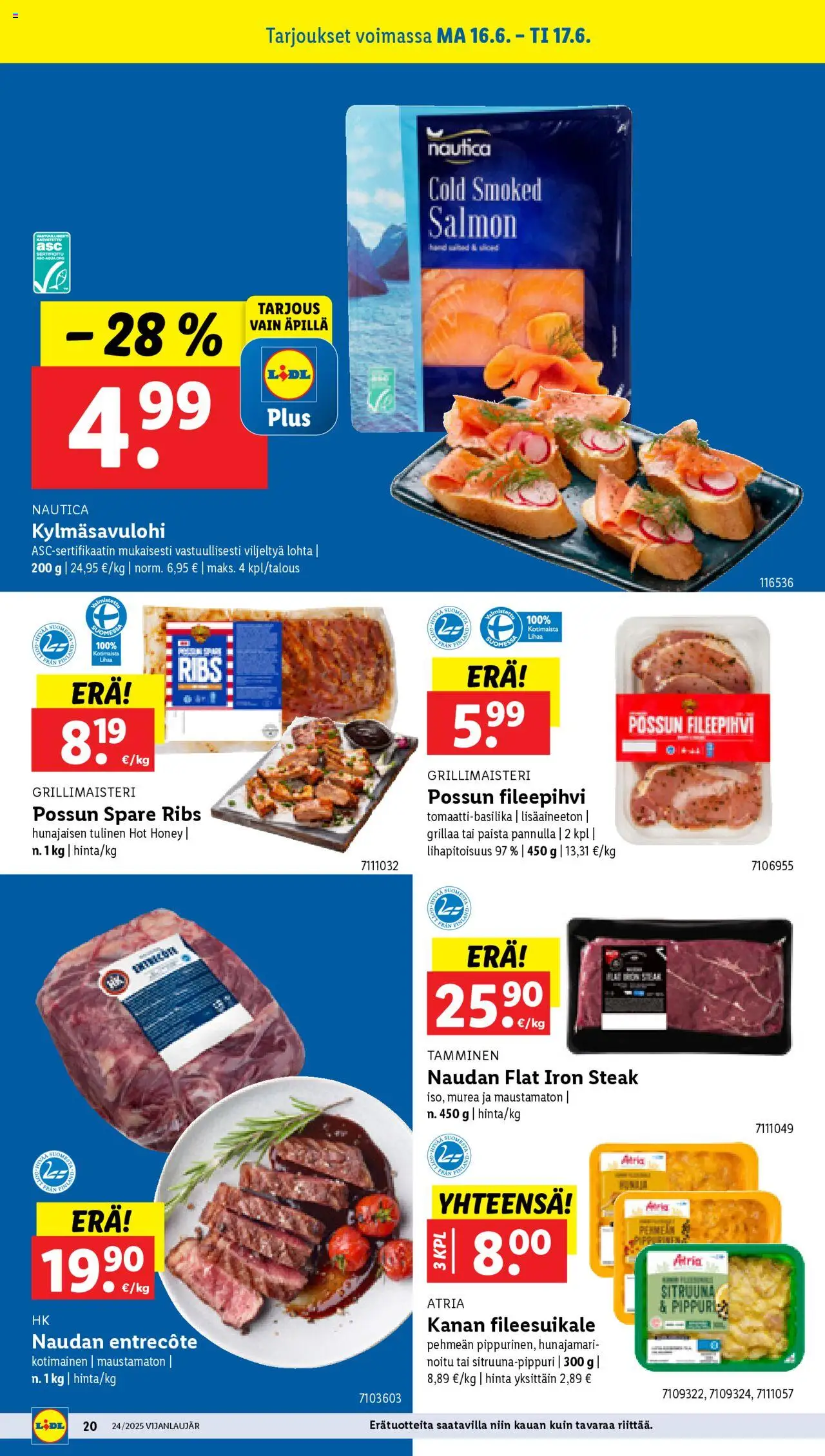  | Sivu: 26 | Tuotteet: Sitruunapippuri, Entrecote
