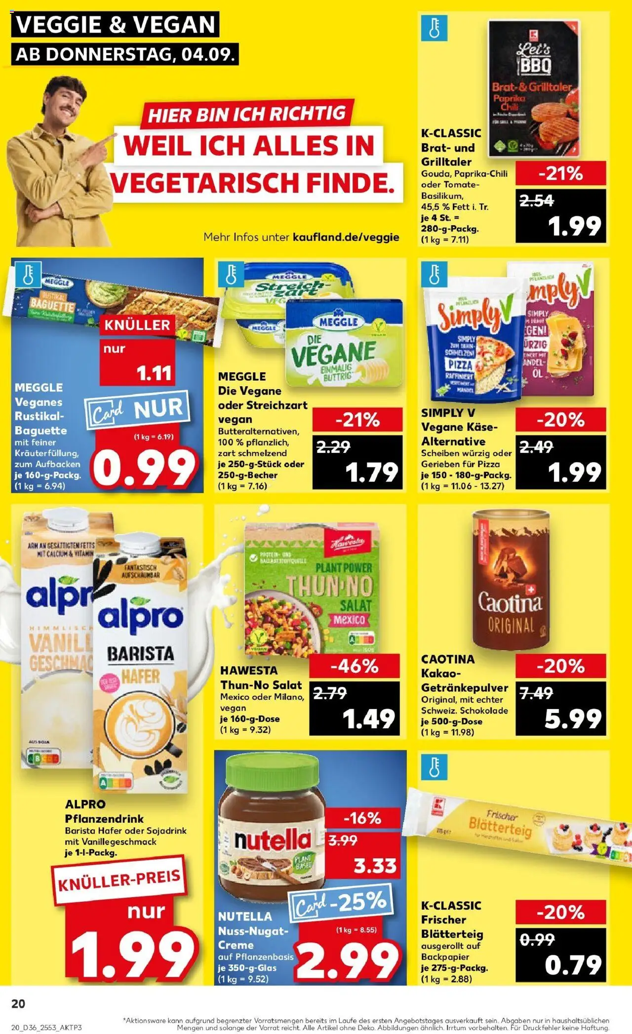 Kaufland prospekt Dieburg	 – gültig ab 07.09.2025 | Seite: 20 | Produkte: Käse, Schokolade, Creme, Pizza