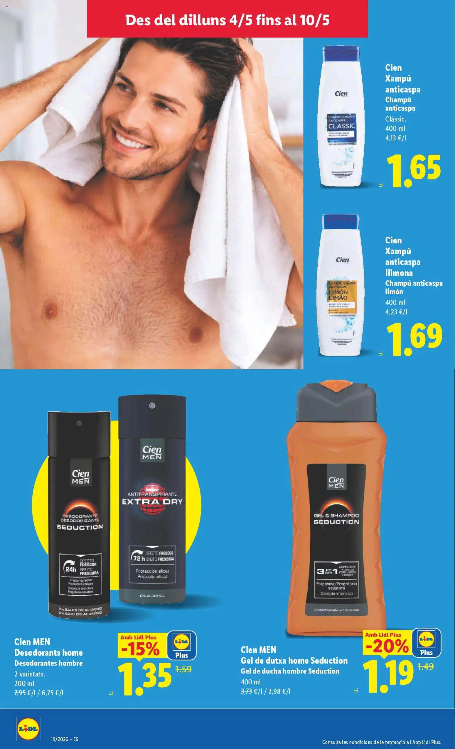 Lidl folleto │ válido desde el 04.05.2026 | Página: 22 | Productos: Champú, Desodorante, Antitranspirante, Ducha