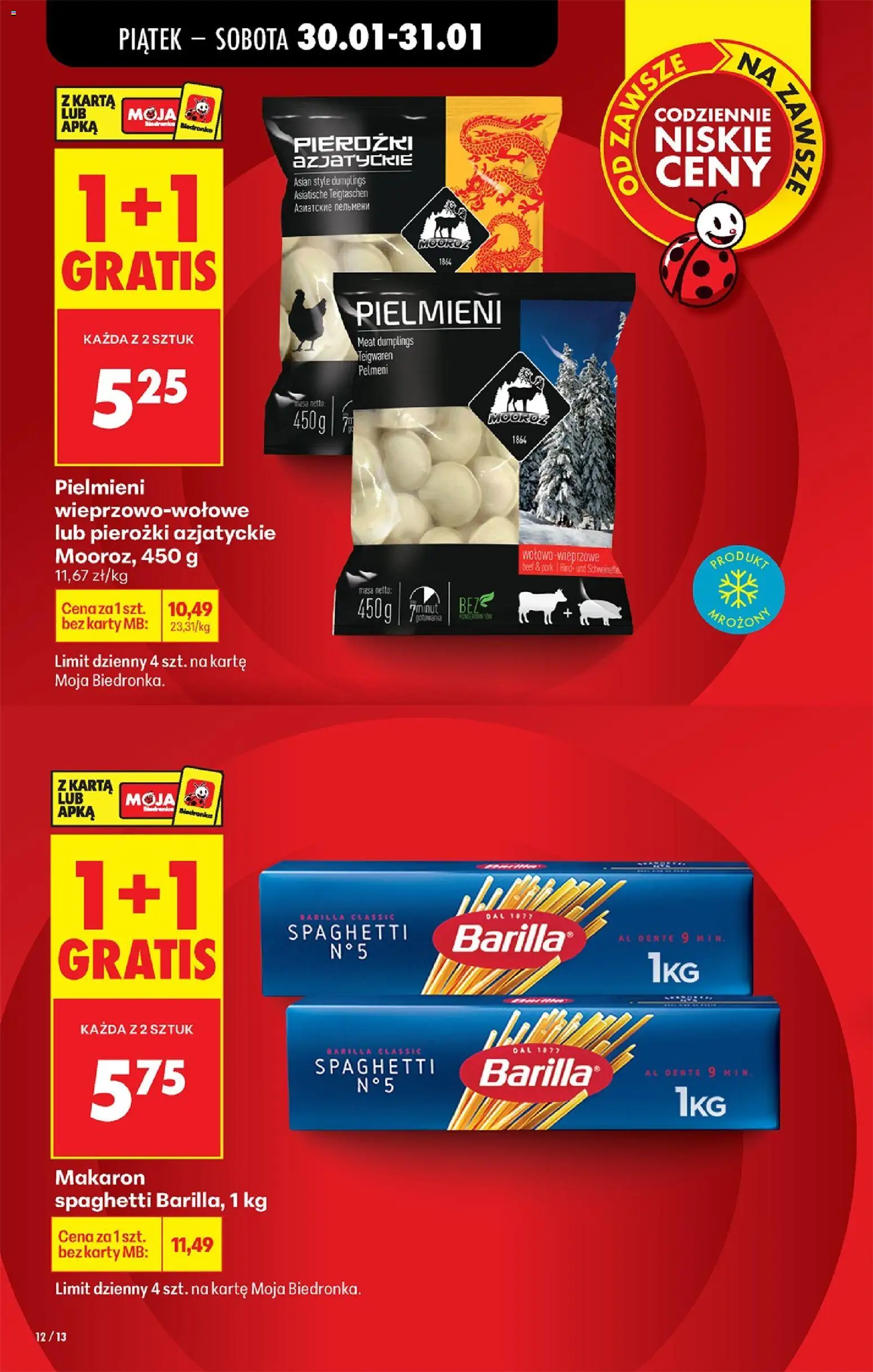 Biedronka gazetka - Od piątku od 30.01.2026 | Strona: 16 | Produkty: Karta, Makaron spaghetti, Makaron