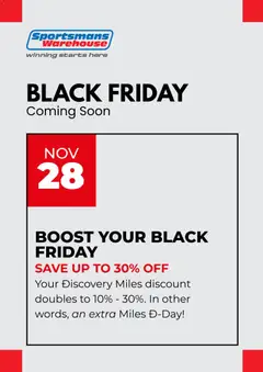 Sportsmans Warehouse specials catalogue – valid from 13.11.2025